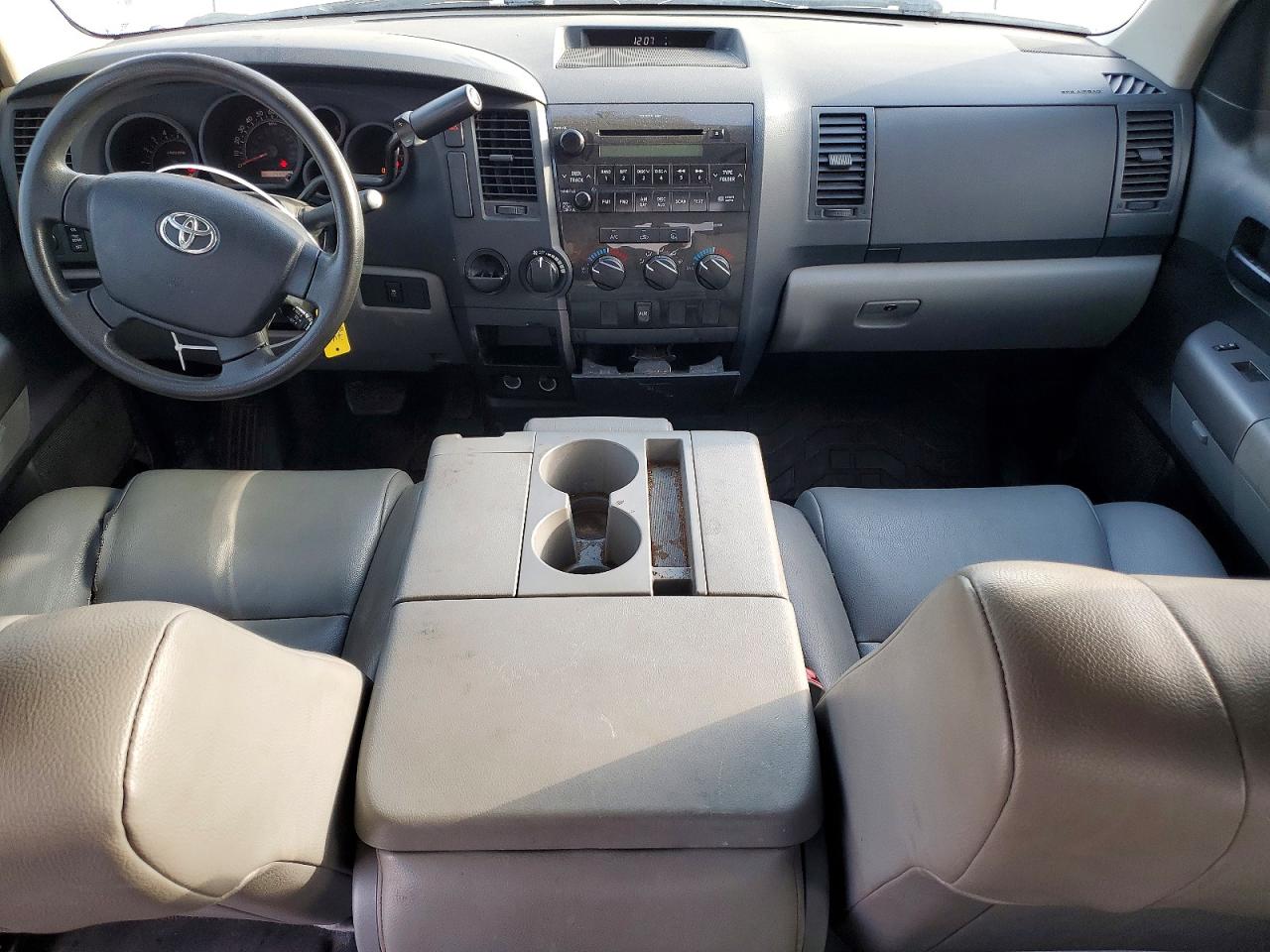 2013 Toyota Tundra Double Cab Sr5 White vin: 5TFRM5F11DX055840