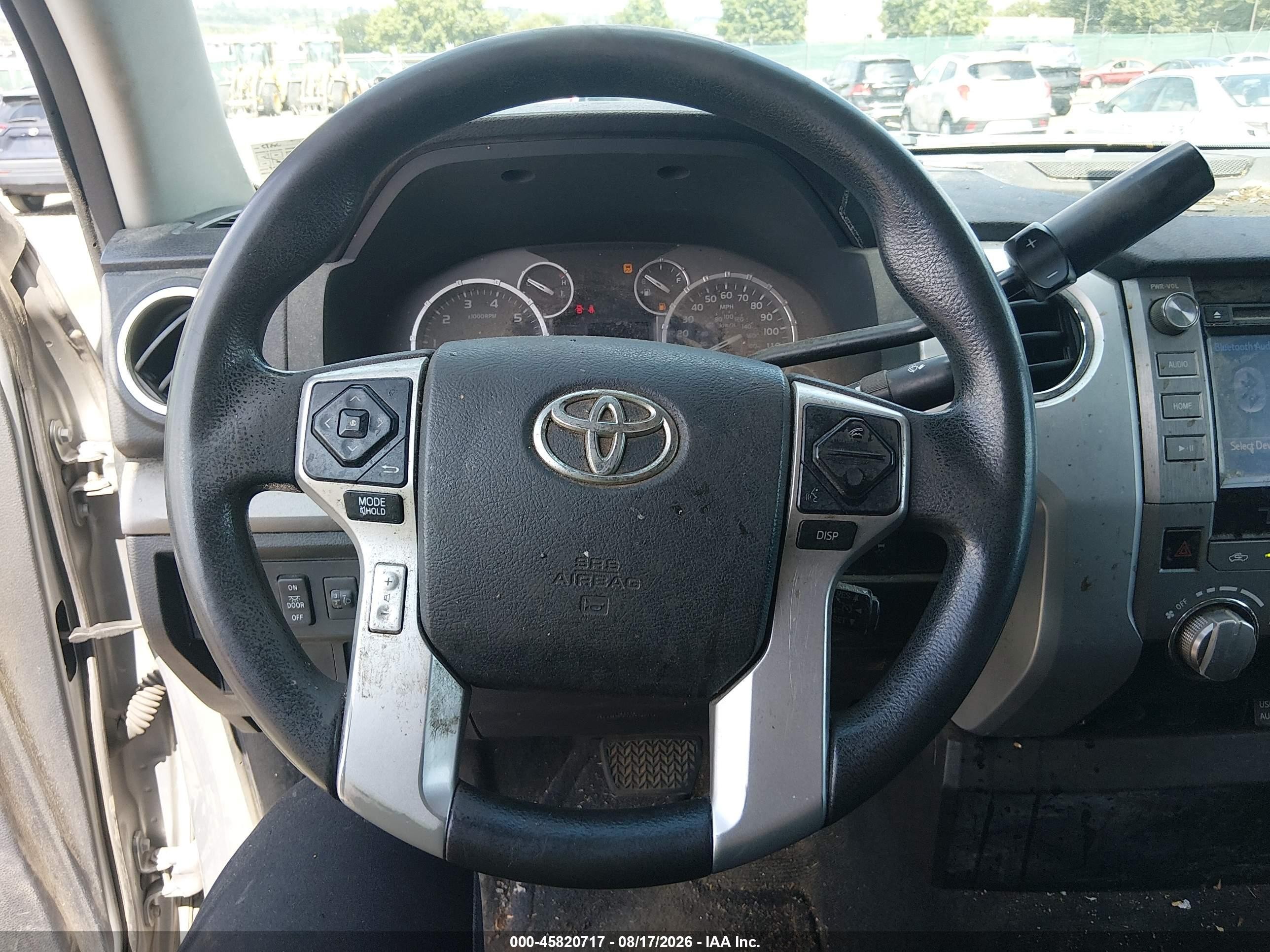 2014 Toyota Tundra Sr5 4.6l V8 Silver vin: 5TFRM5F11EX073711