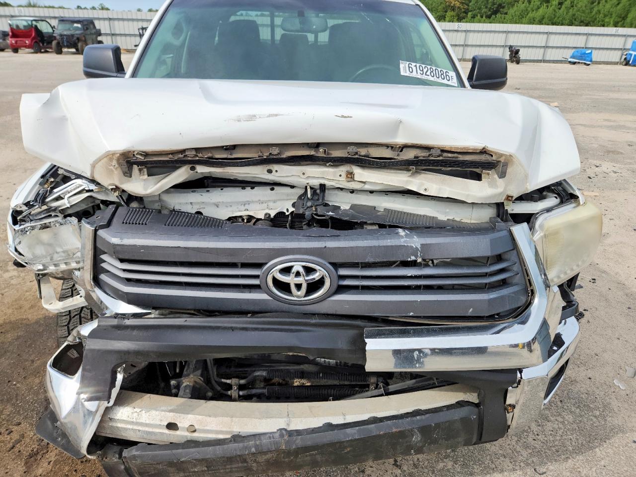 2015 Toyota Tundra Sr5 White vin: 5TFRM5F11FX086332