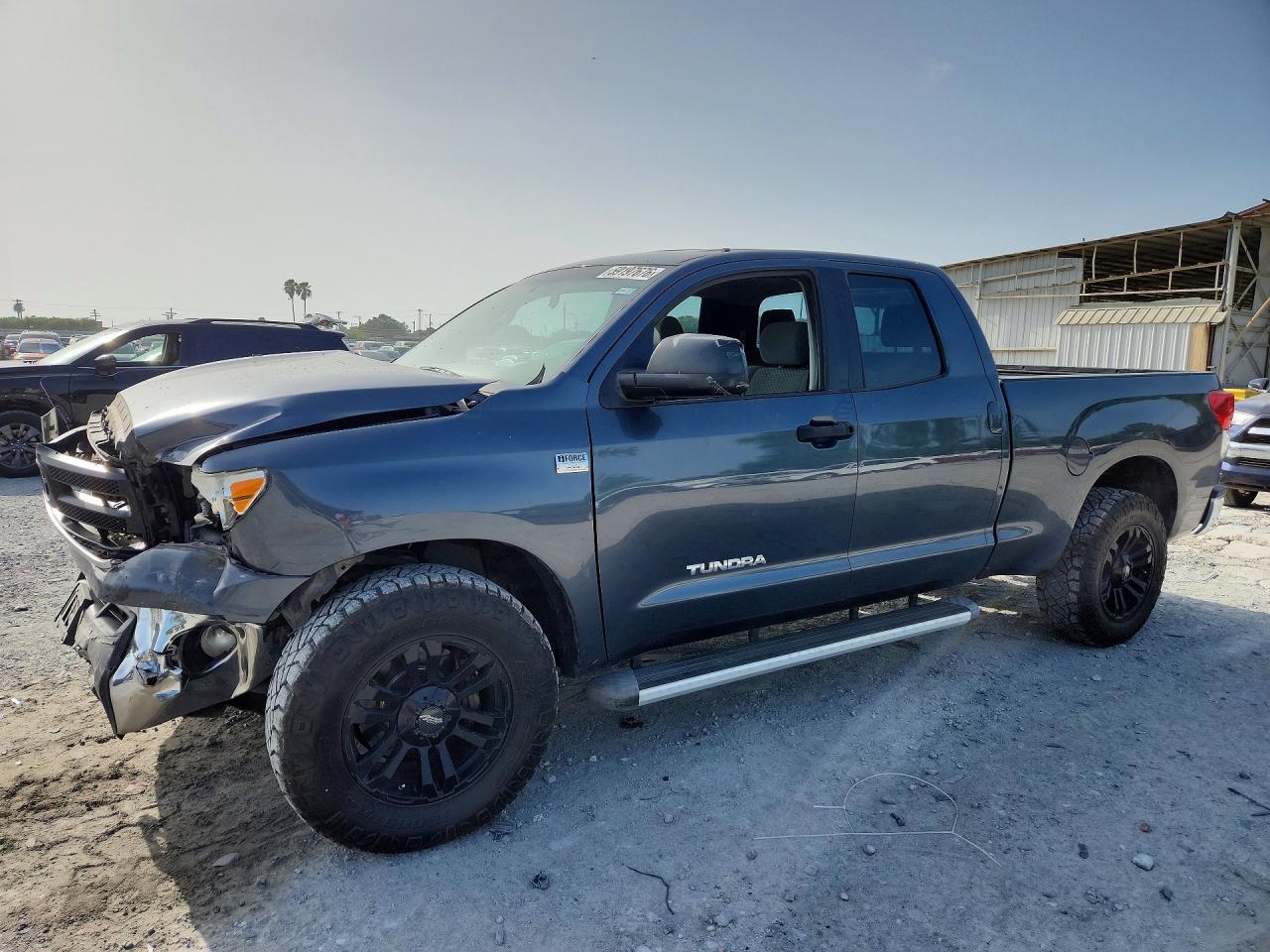 2010 Toyota Tundra Double Cab Sr5 Gray vin: 5TFRM5F12AX003077