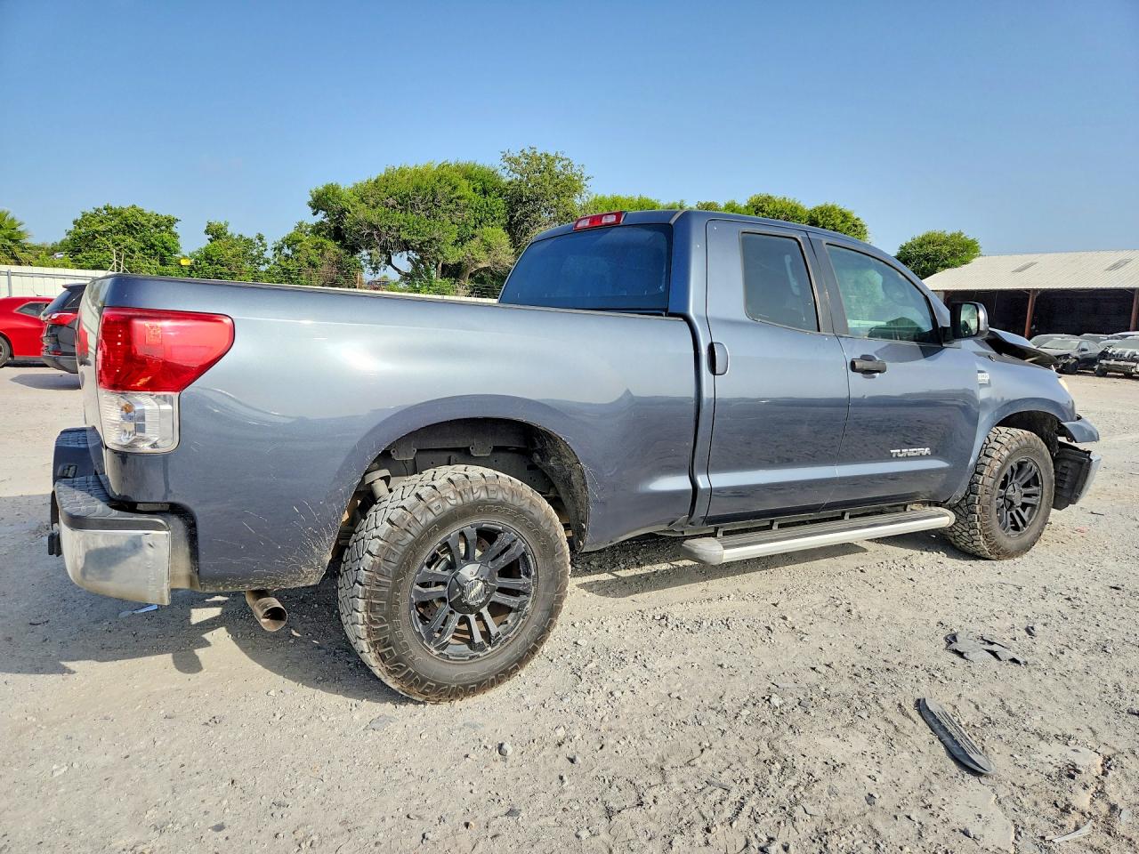 2010 Toyota Tundra Double Cab Sr5 Gray vin: 5TFRM5F12AX003077