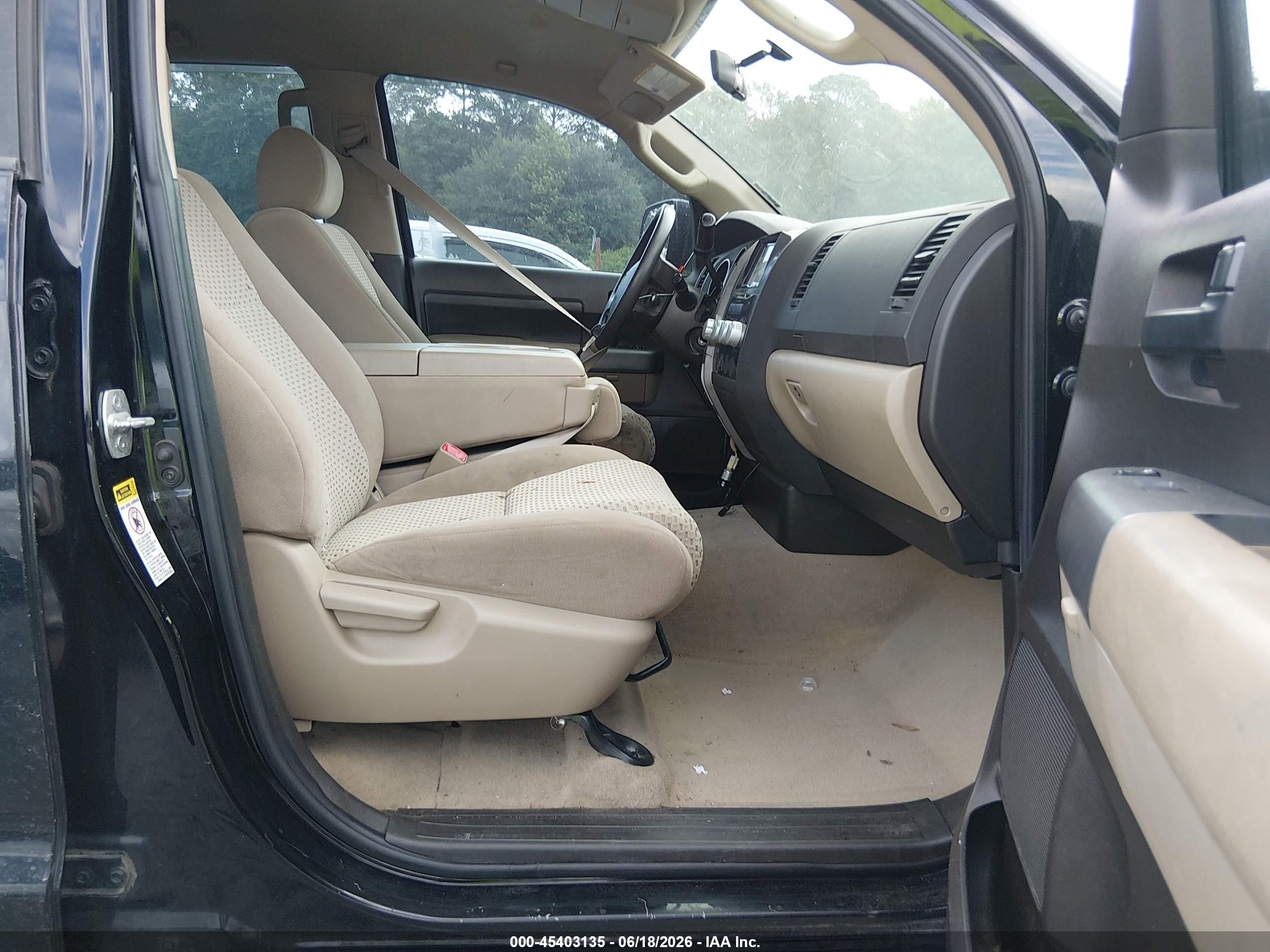 2010 Toyota Tundra Grade 4.6l V8 Black vin: 5TFRM5F12AX006075