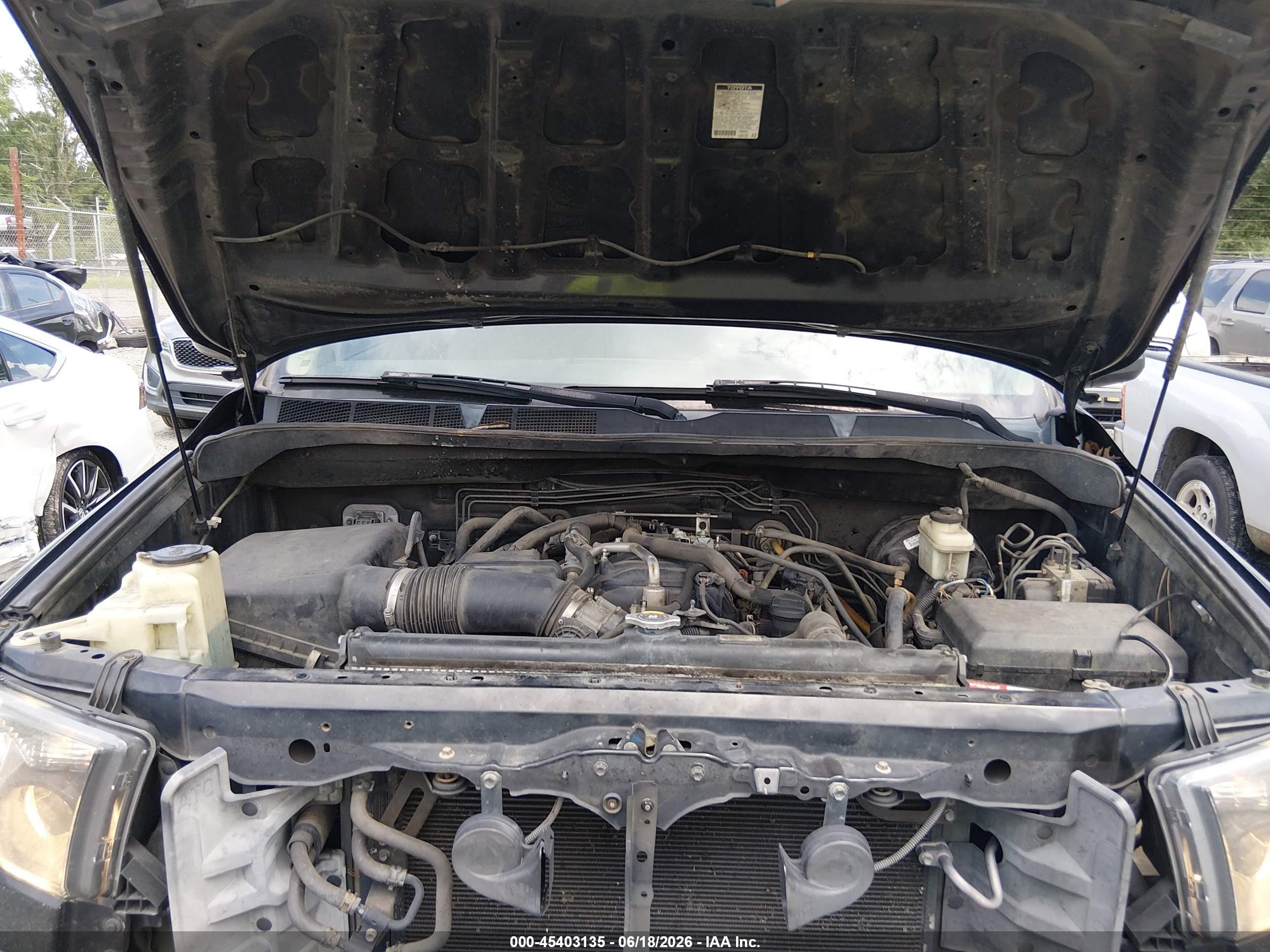 2010 Toyota Tundra Grade 4.6l V8 Black vin: 5TFRM5F12AX006075