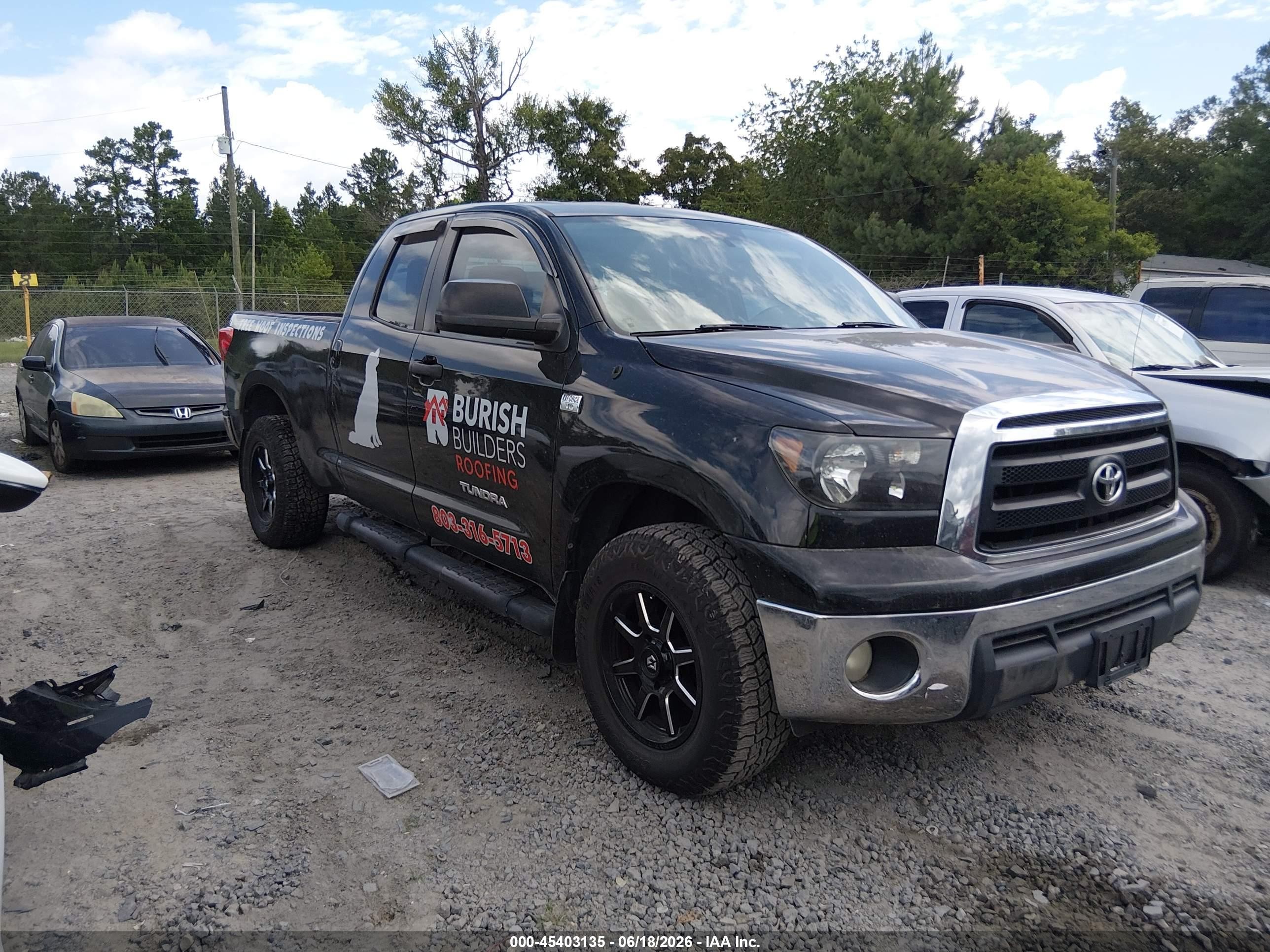 2010 Toyota Tundra Grade 4.6l V8 Black vin: 5TFRM5F12AX006075