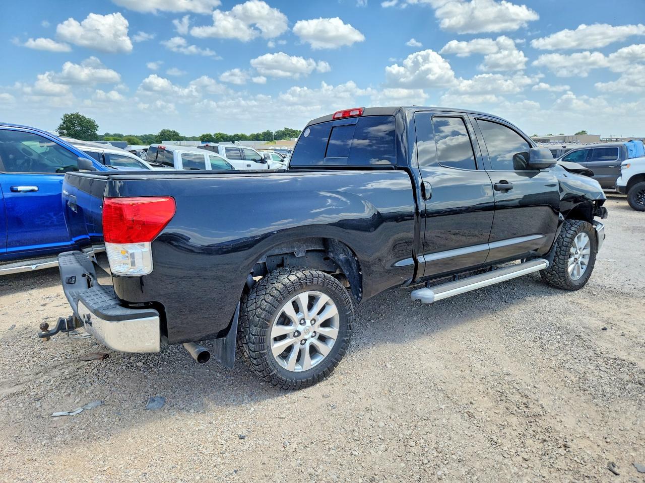 2010 Toyota Tundra Double Cab Sr5 Black vin: 5TFRM5F12AX011308