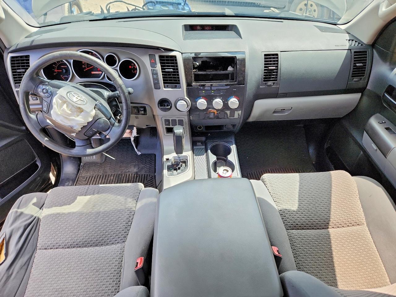 2010 Toyota Tundra Double Cab Sr5 Black vin: 5TFRM5F12AX011308
