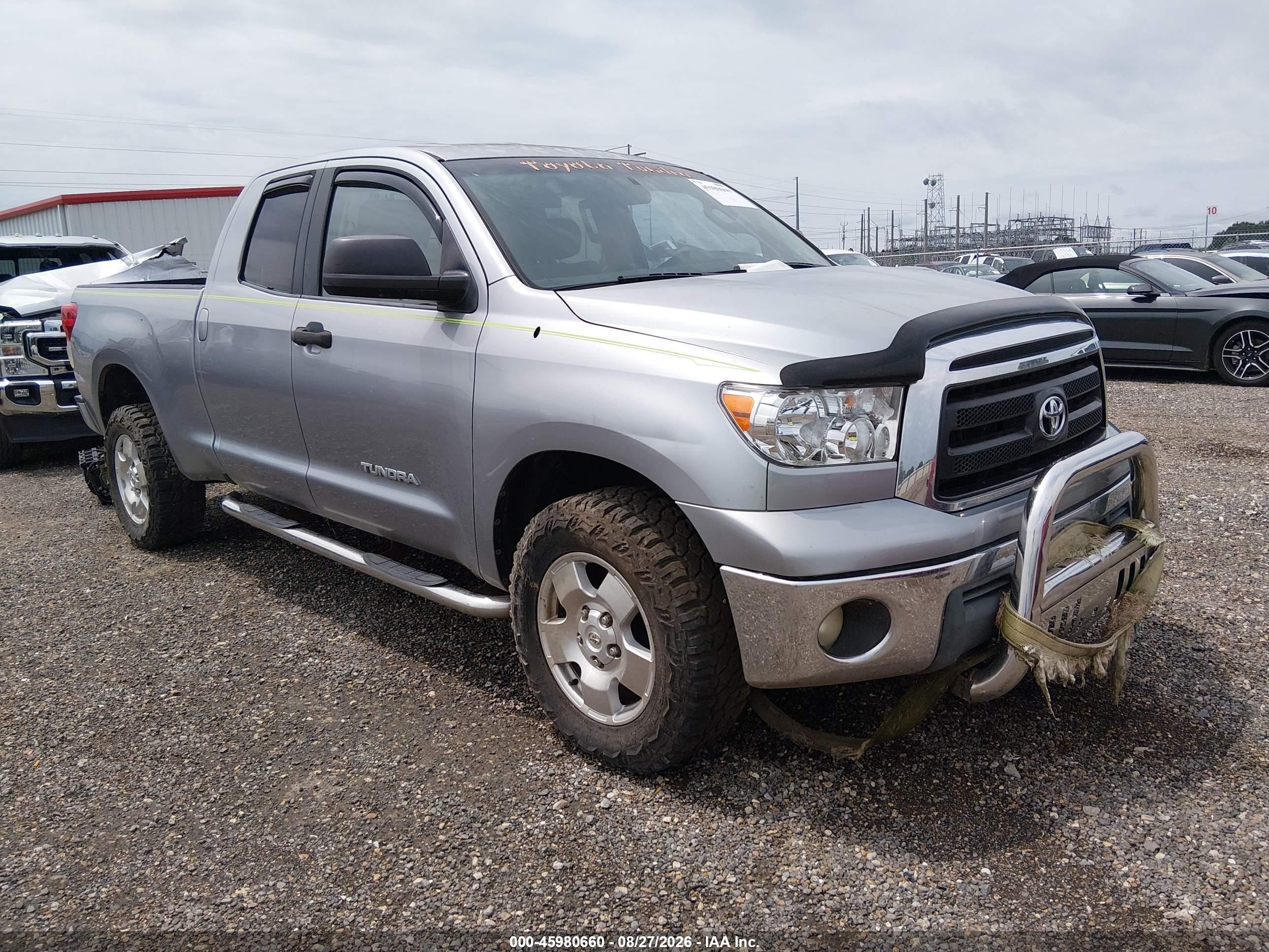 2010 Toyota Tundra Grade 4.6l V8 Серебряный vin: 5TFRM5F12AX015438