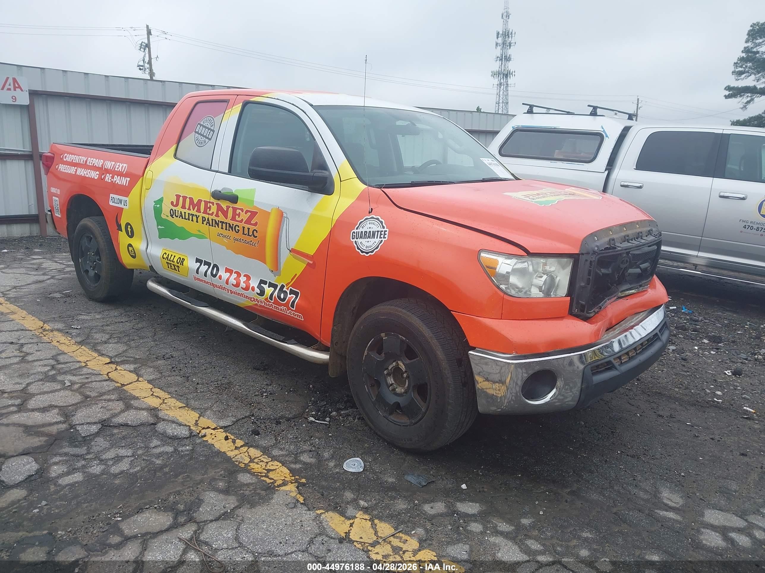 2011 Toyota Tundra Grade 4.6l V8 Orange vin: 5TFRM5F12BX023895