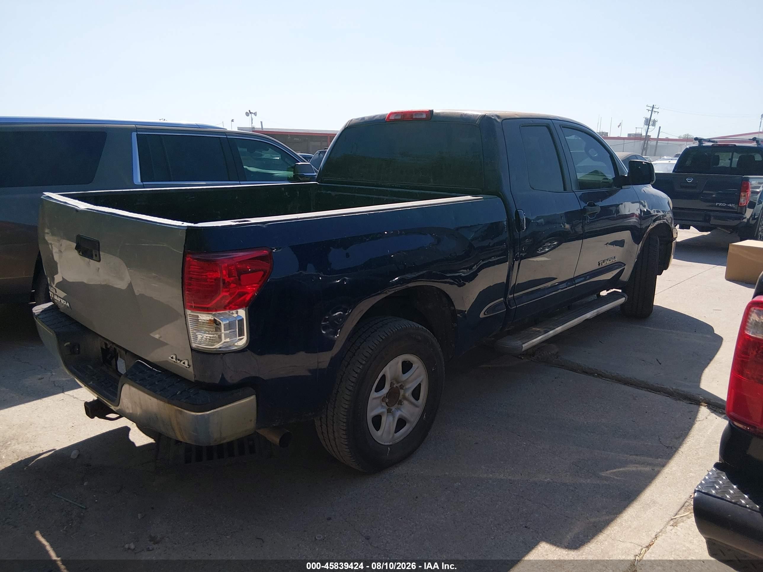 2011 Toyota Tundra Grade 4.6l V8 Синий vin: 5TFRM5F12BX029437