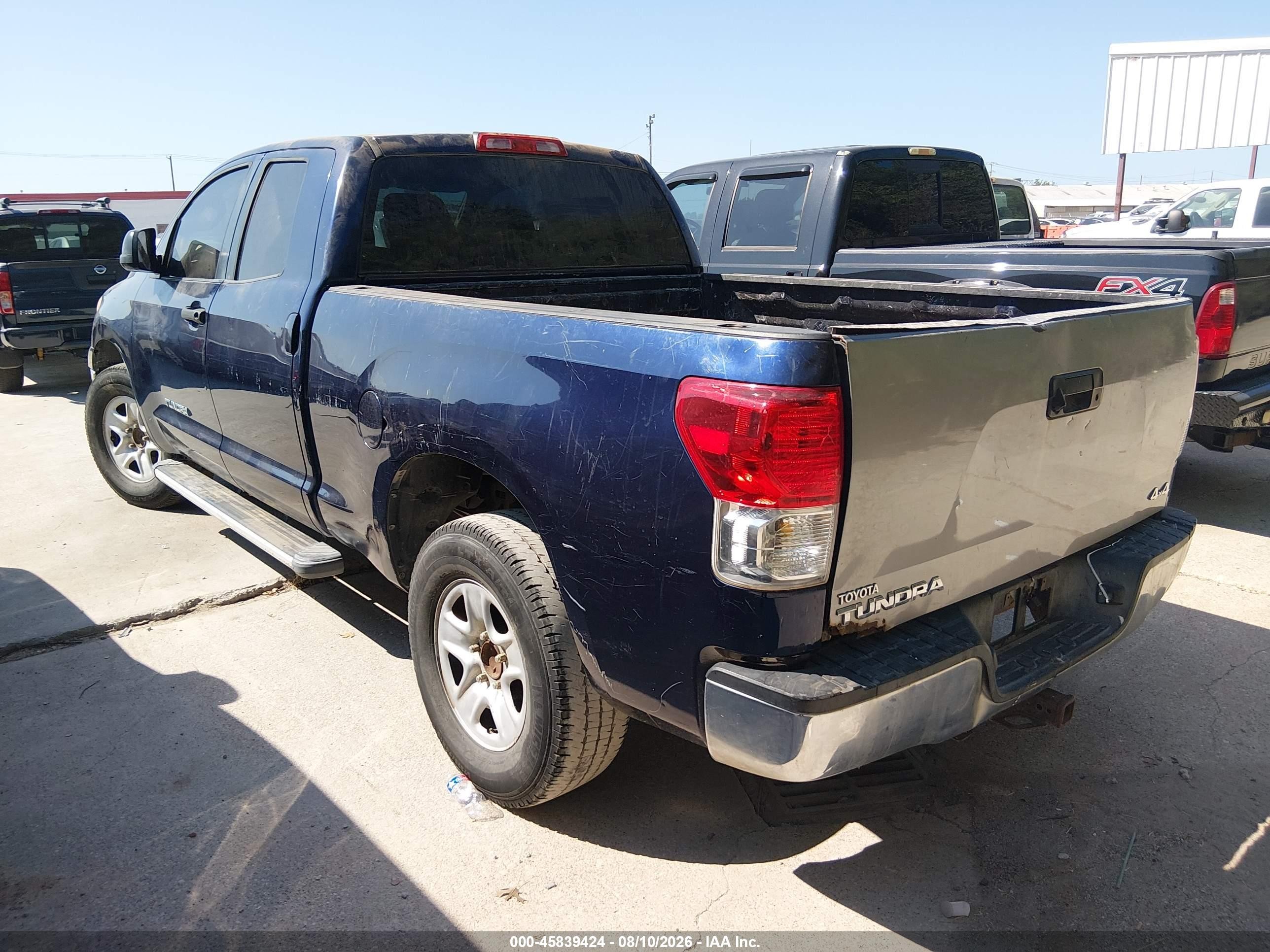 2011 Toyota Tundra Grade 4.6l V8 Синий vin: 5TFRM5F12BX029437