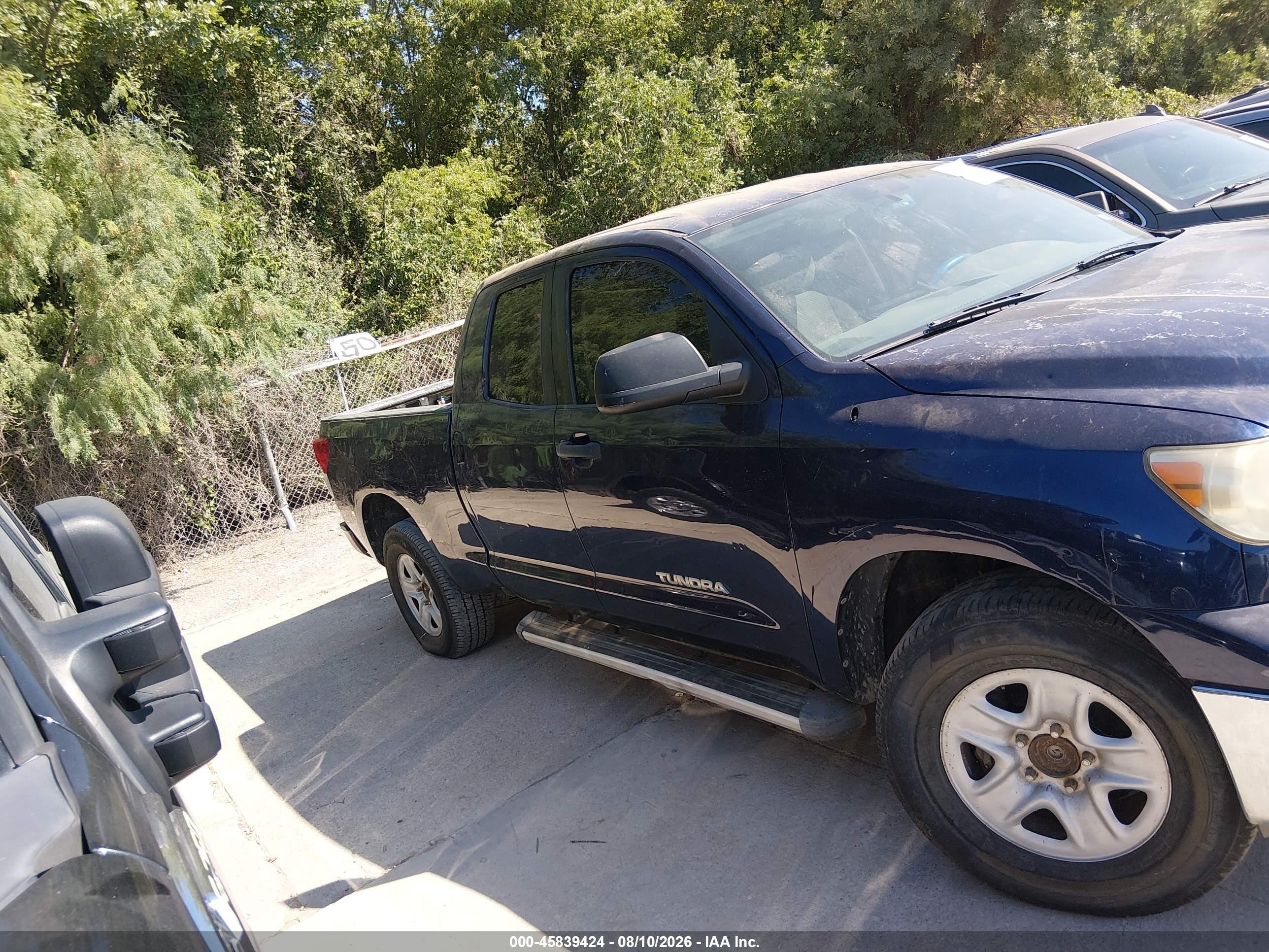 2011 Toyota Tundra Grade 4.6l V8 Синий vin: 5TFRM5F12BX029437