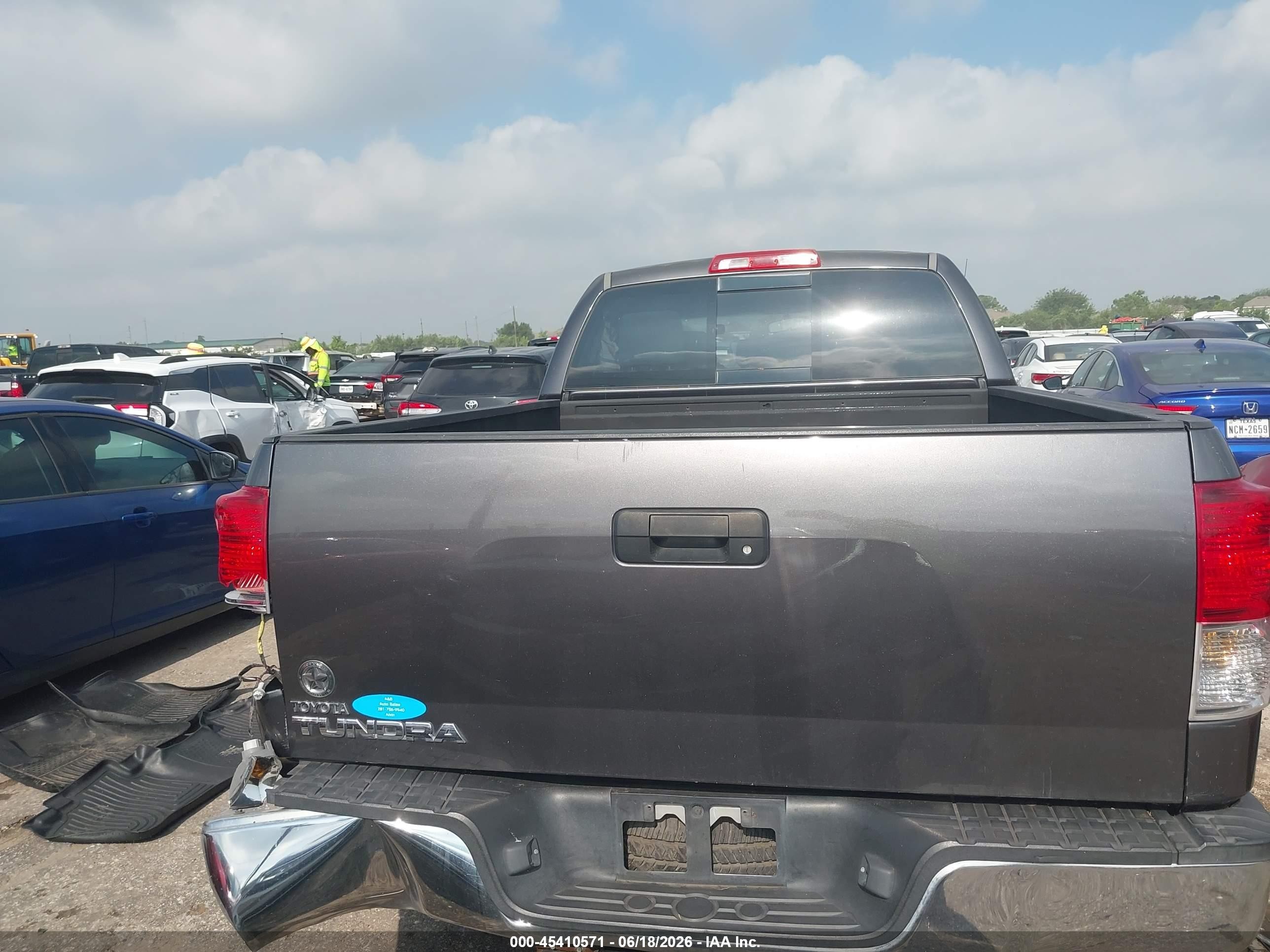 2012 Toyota Tundra Grade 4.6l V8 Gray vin: 5TFRM5F12CX038852