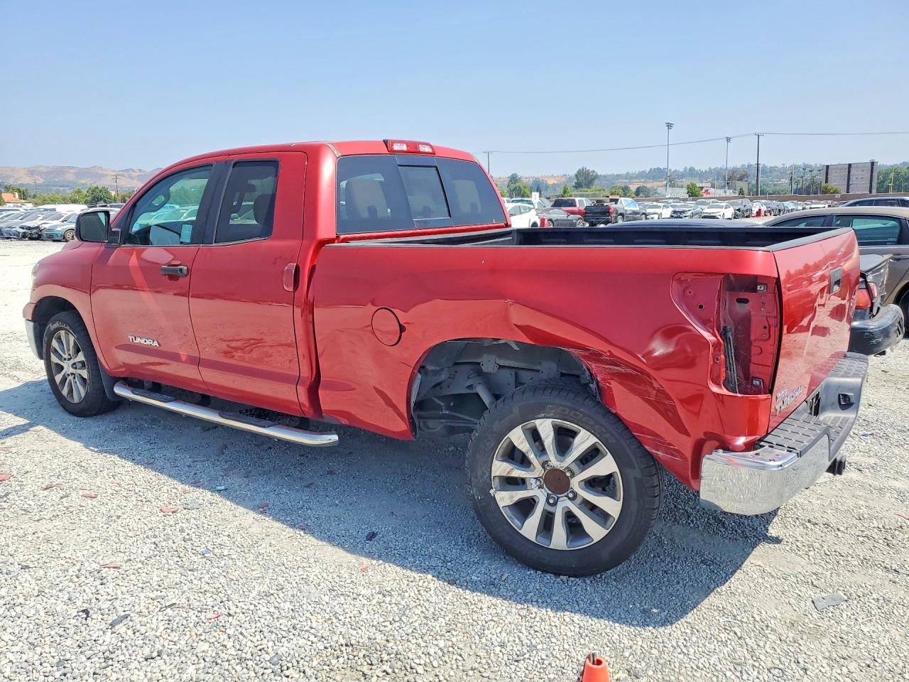 2012 Toyota Tundra Double Cab Sr5 Красный vin: 5TFRM5F12CX039984