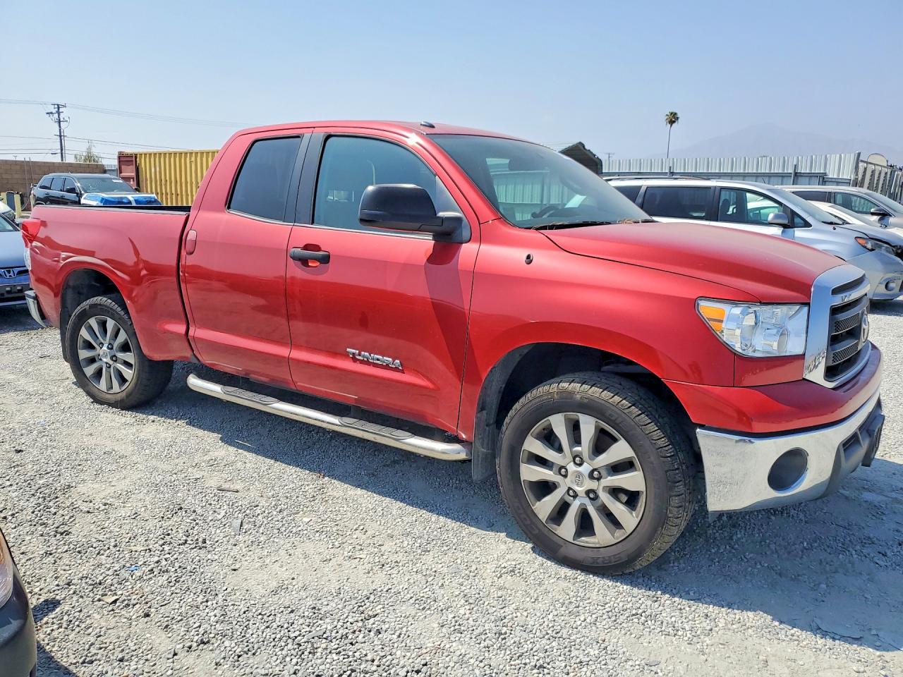 2012 Toyota Tundra Double Cab Sr5 Красный vin: 5TFRM5F12CX039984