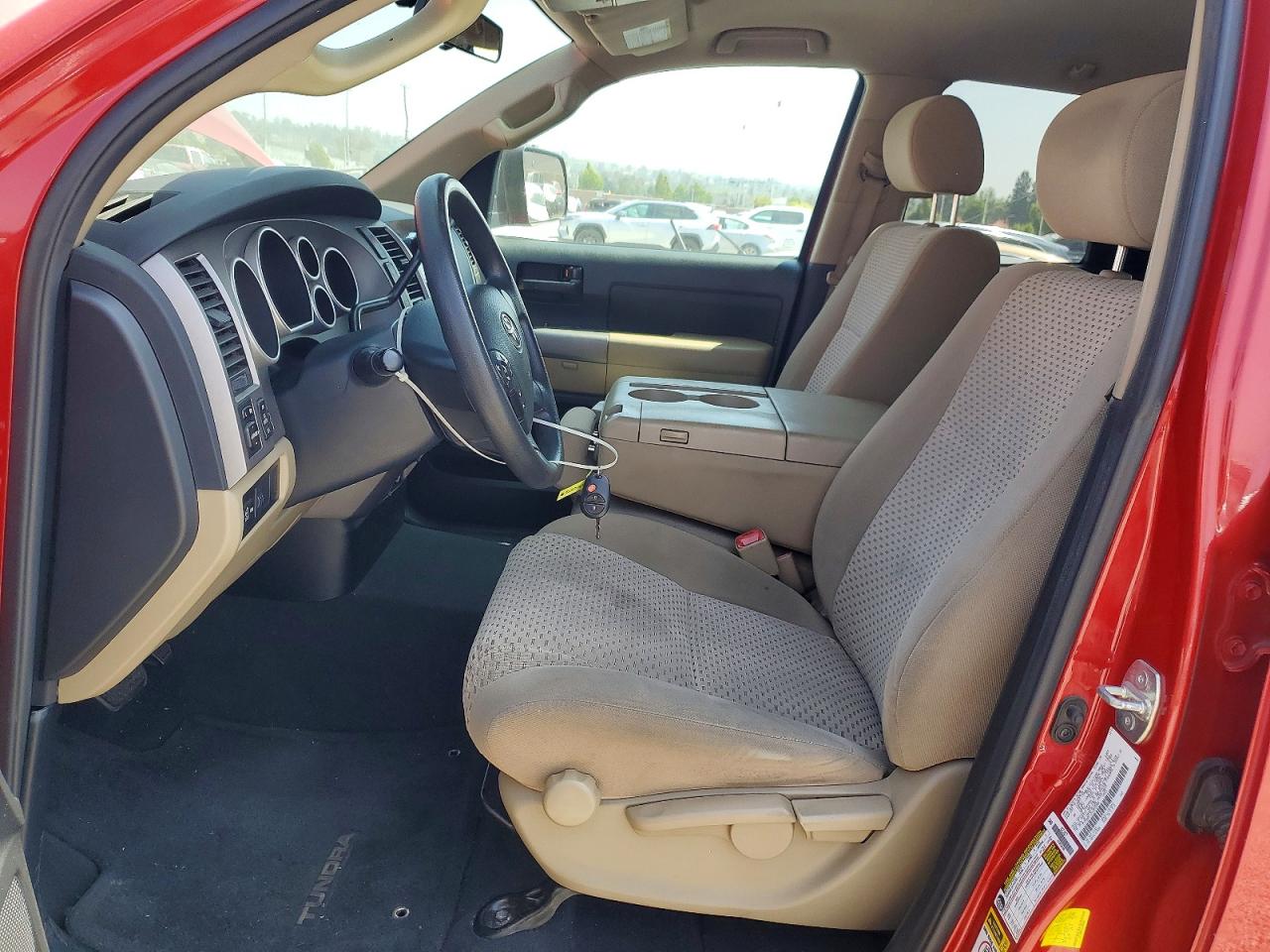 2012 Toyota Tundra Double Cab Sr5 Красный vin: 5TFRM5F12CX039984