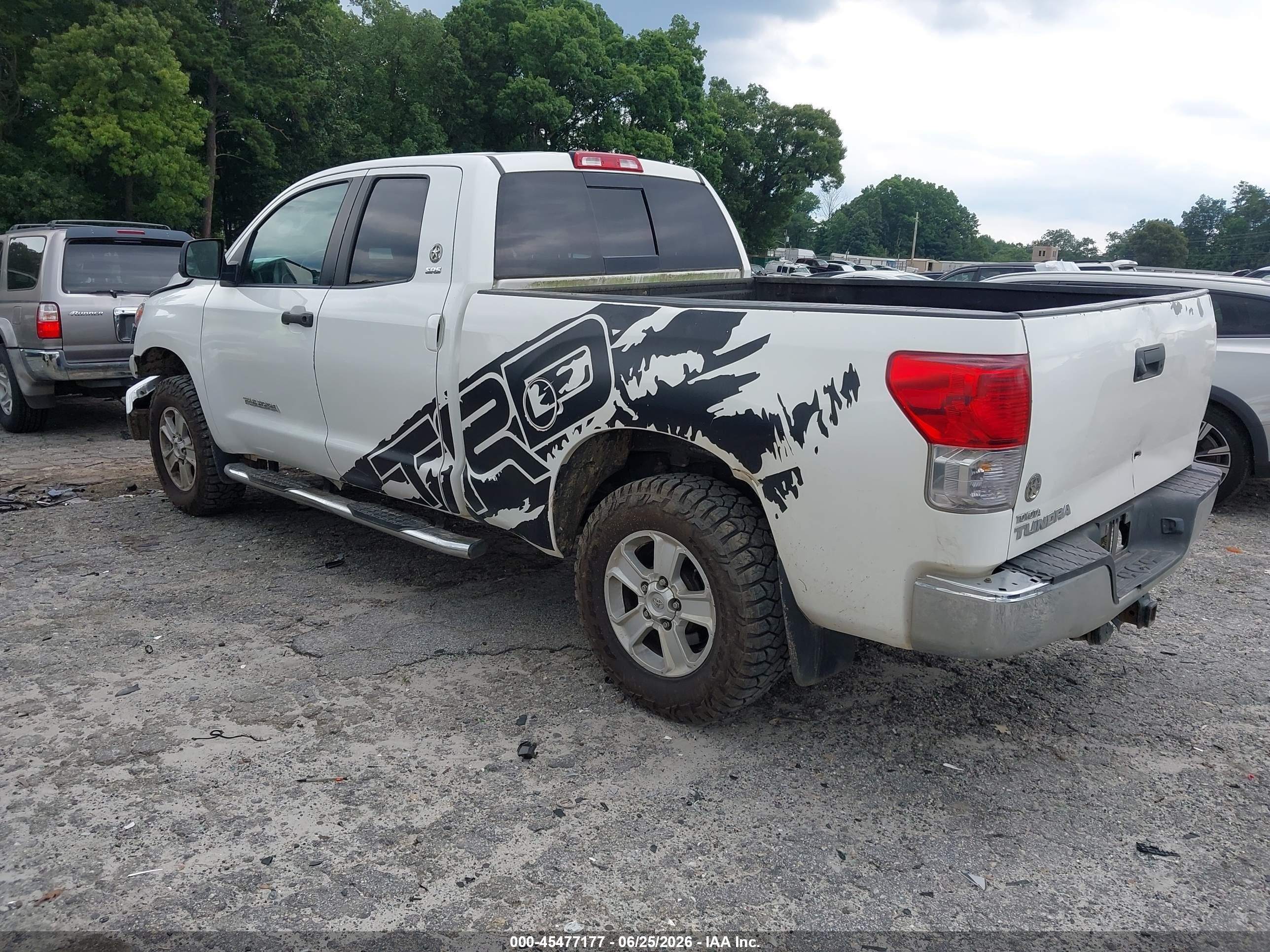 2012 Toyota Tundra Grade 4.6l V8 Белый vin: 5TFRM5F12CX047518