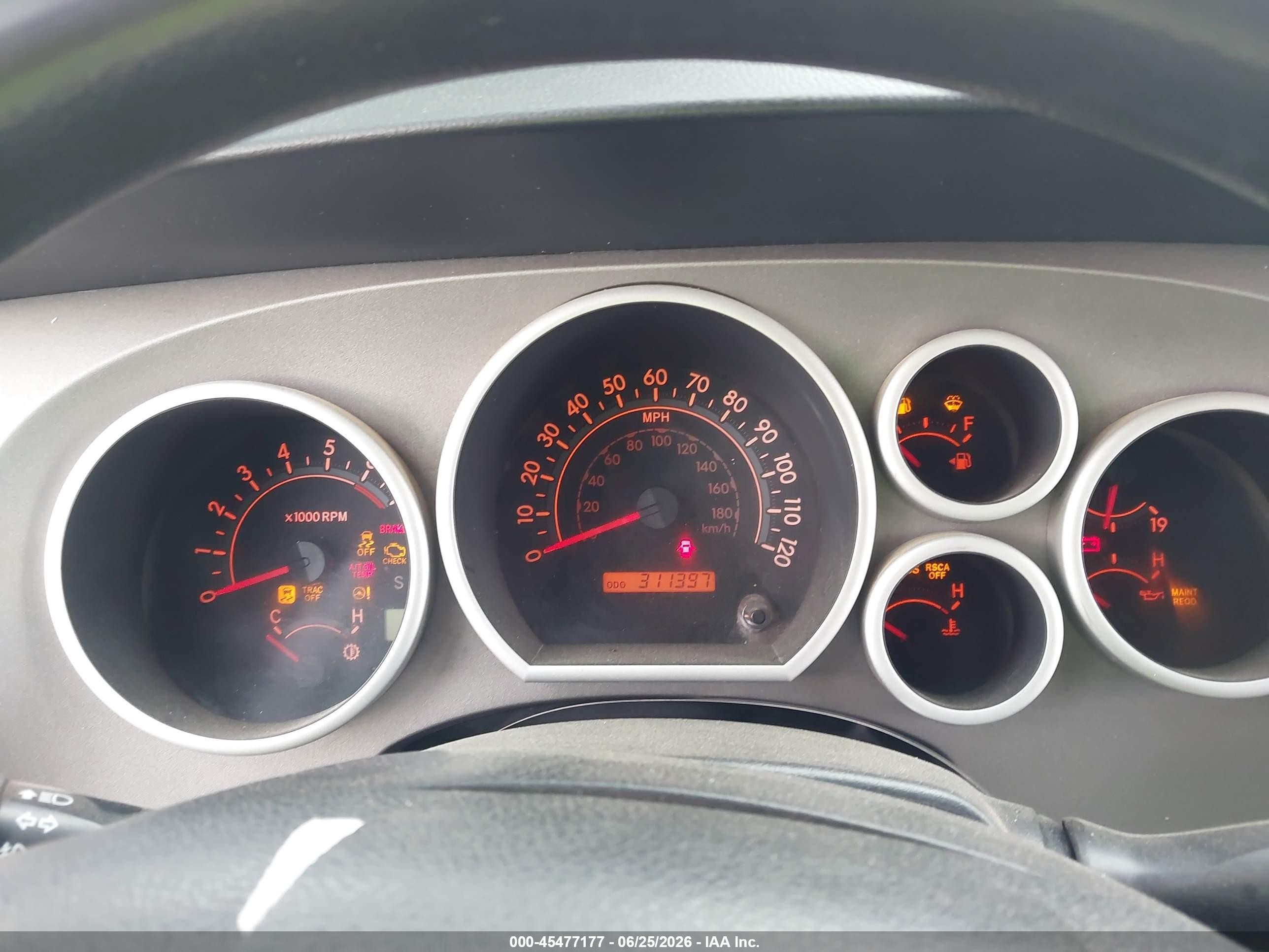2012 Toyota Tundra Grade 4.6l V8 Белый vin: 5TFRM5F12CX047518