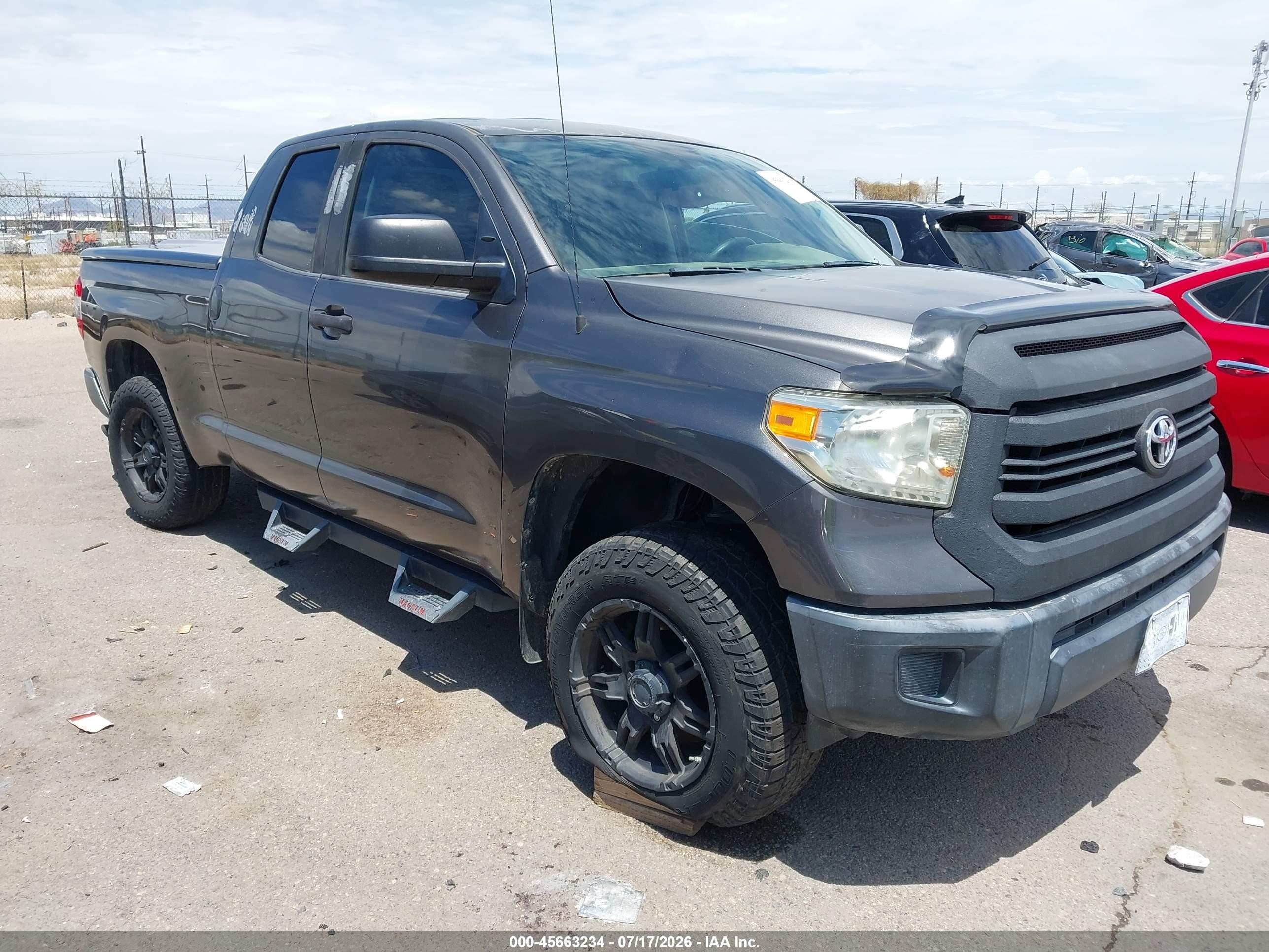 2014 Toyota Tundra Sr 4.6l V8 Серый vin: 5TFRM5F12EX072129