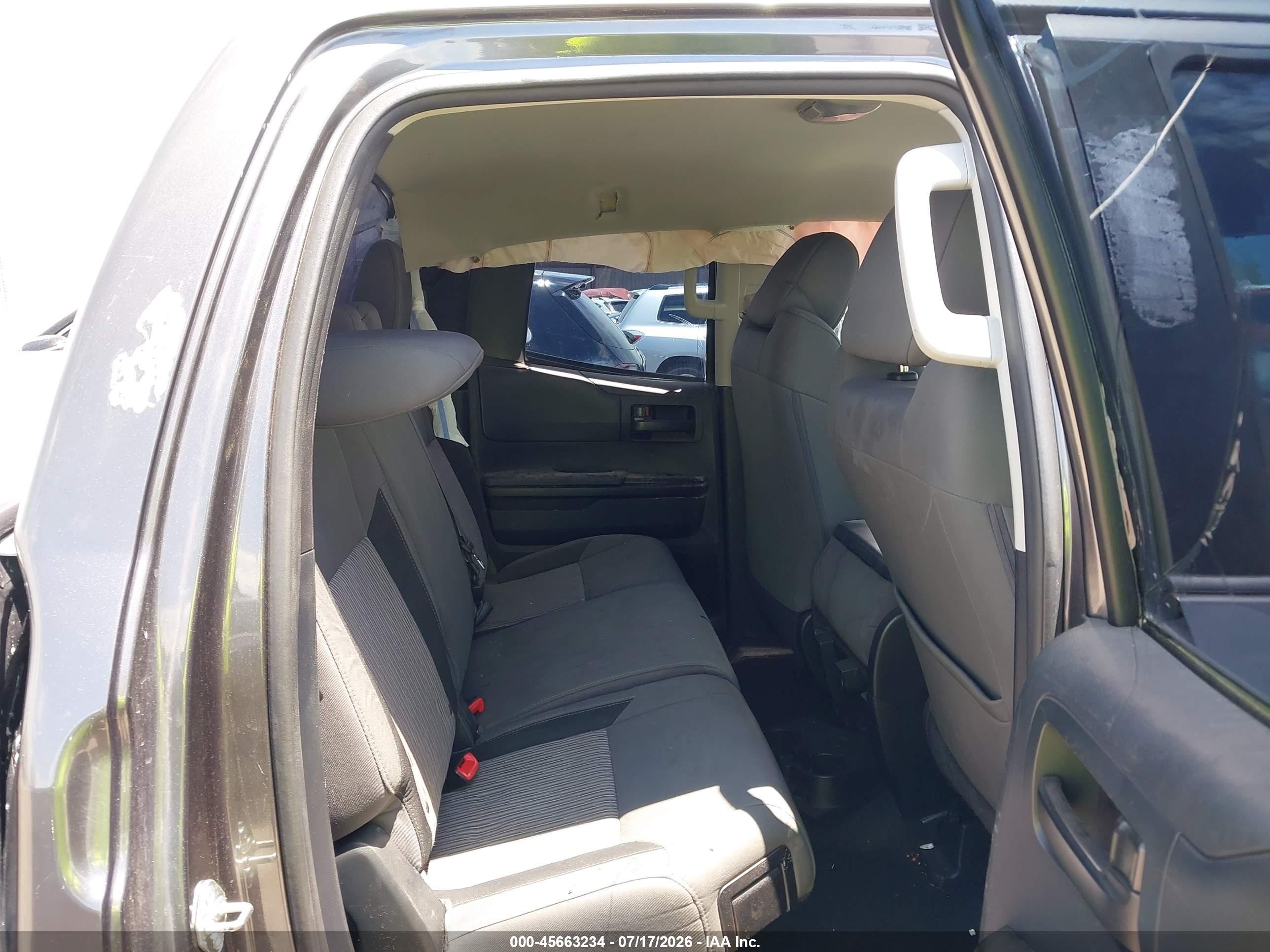 2014 Toyota Tundra Sr 4.6l V8 Gray vin: 5TFRM5F12EX072129