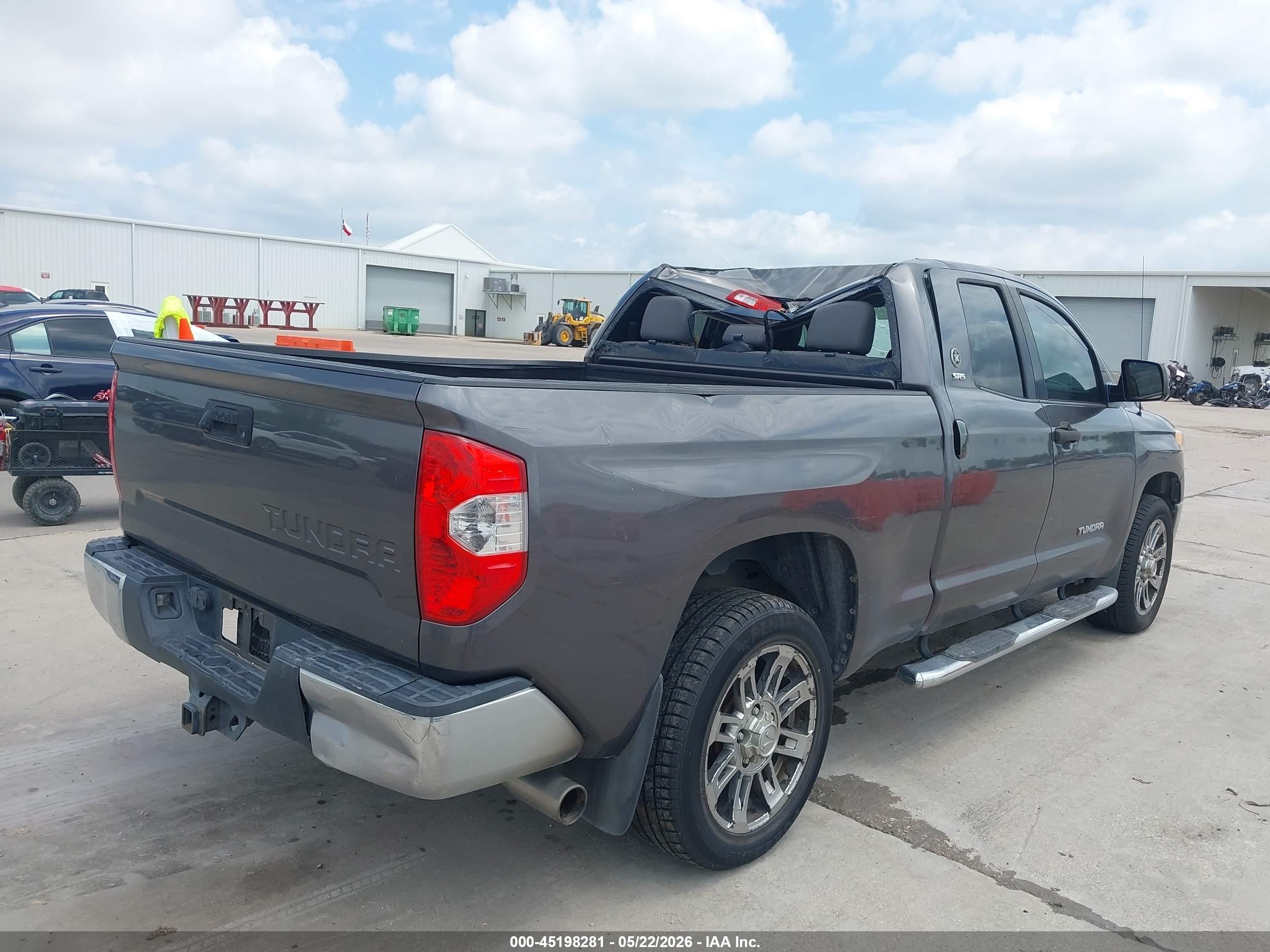 2014 Toyota Tundra Sr5 4.6l V8 Gray vin: 5TFRM5F12EX080618