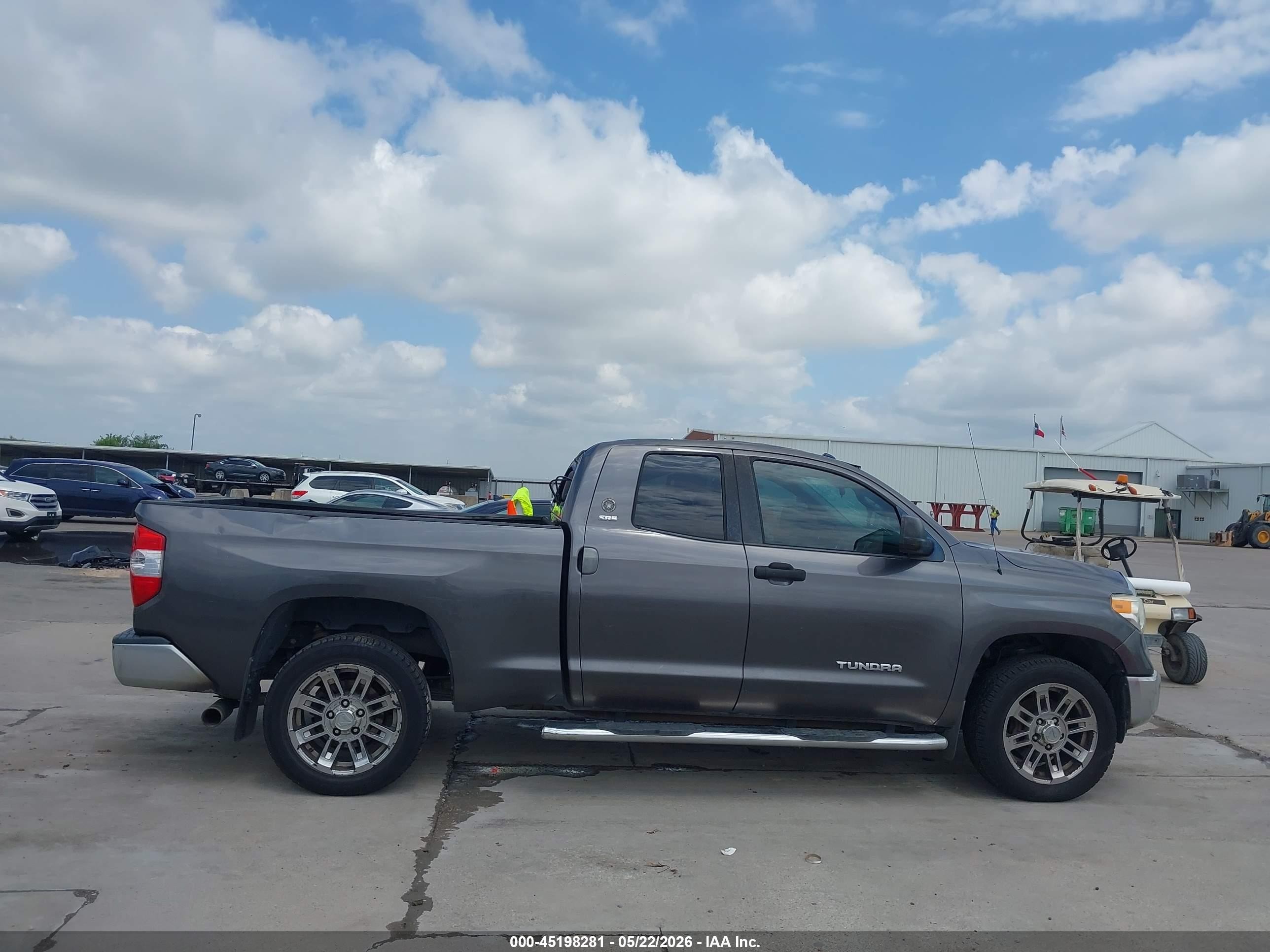 2014 Toyota Tundra Sr5 4.6l V8 Gray vin: 5TFRM5F12EX080618