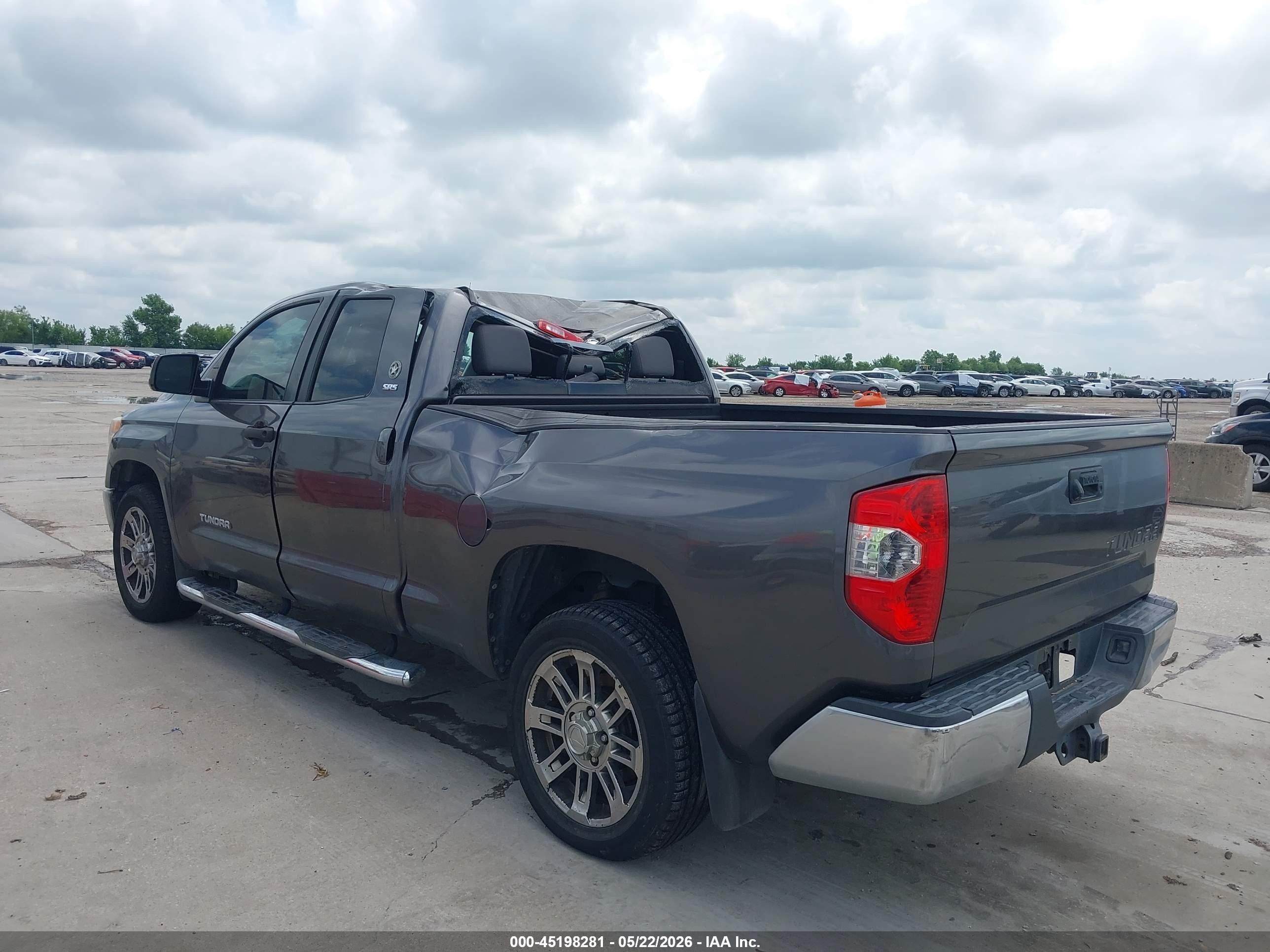 2014 Toyota Tundra Sr5 4.6l V8 Gray vin: 5TFRM5F12EX080618