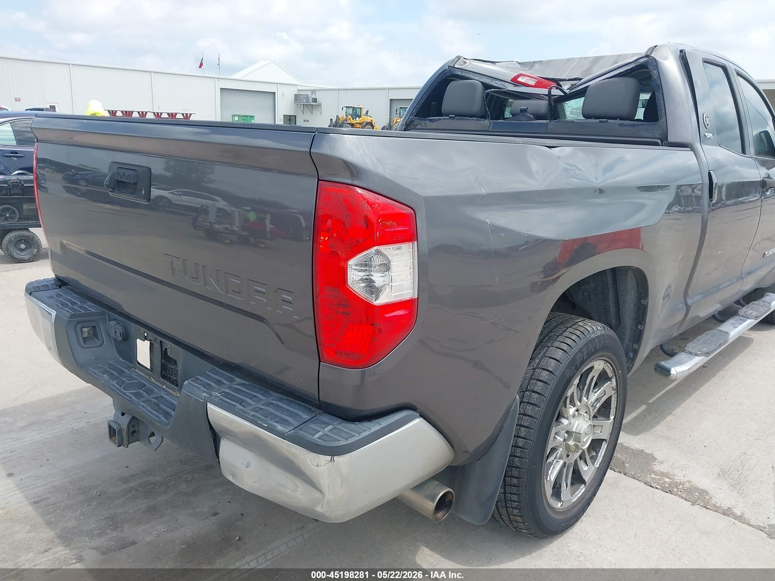 2014 Toyota Tundra Sr5 4.6l V8 Gray vin: 5TFRM5F12EX080618