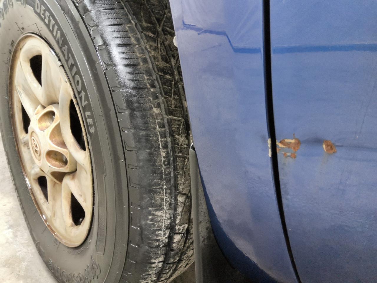 2015 Toyota Tundra Sr Blue vin: 5TFRM5F12FX090518 Damage: Left Front Fender, Dent(S) W/ Paint Dmg, 1 To 2 Inches