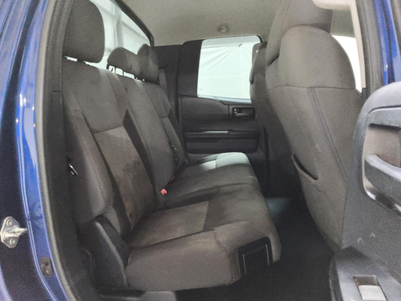 2015 Toyota Tundra Sr Blue vin: 5TFRM5F12FX090518 Damage: Right Rear Seat, Stained, Permanent