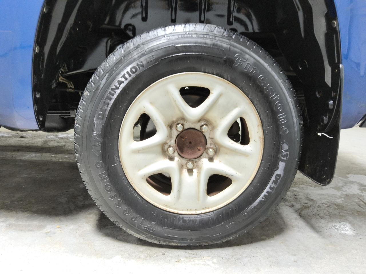 2015 Toyota Tundra Sr Blue vin: 5TFRM5F12FX090518 Damage: Left Rear Center Cap, Missing, Replacement Required