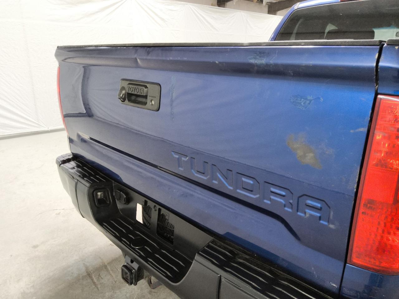 2015 Toyota Tundra Sr Blue vin: 5TFRM5F12FX090518 Damage: Tailgate, Multiple Dents/Paint Damage, 2