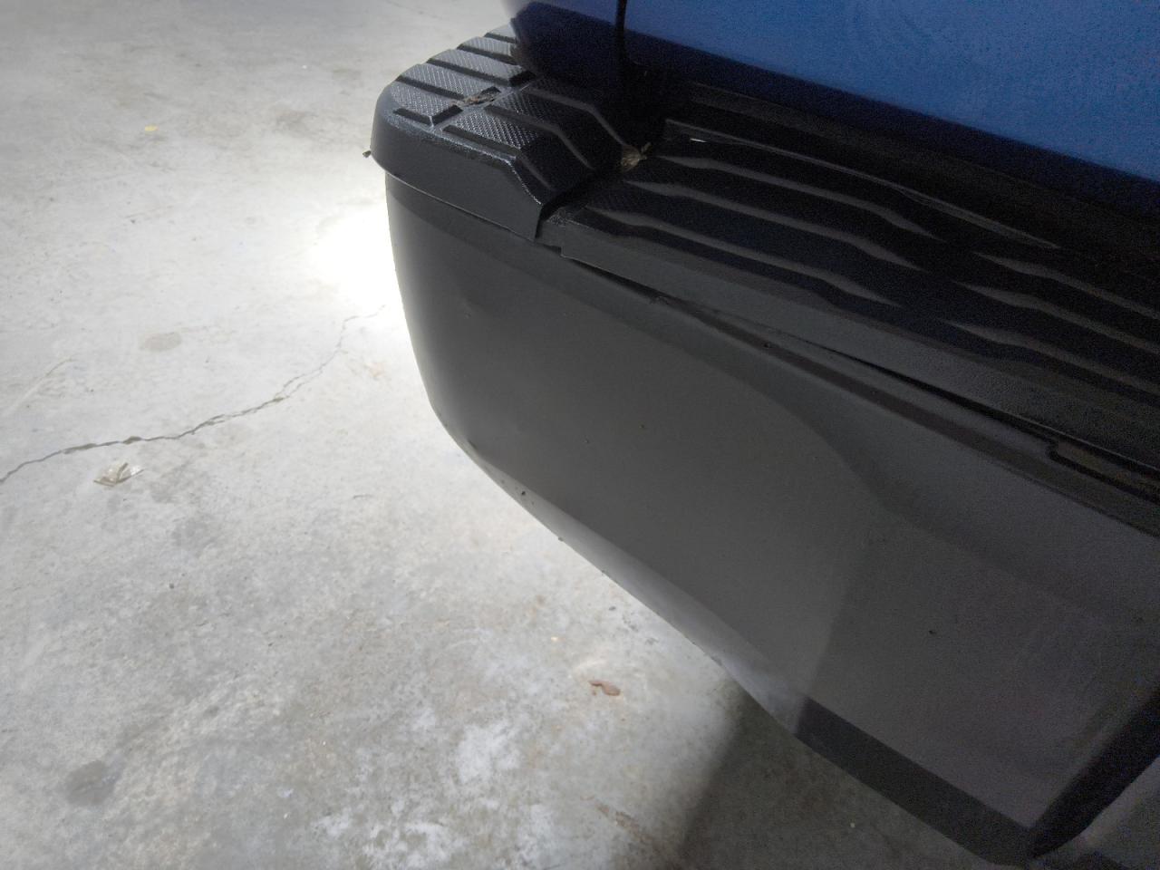 2015 Toyota Tundra Sr Blue vin: 5TFRM5F12FX090518 Damage: Rear Metal Bumper Painted, Multiple Dents/No Paint Damage, 2