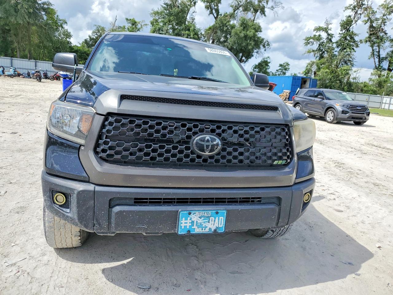 2018 Toyota Tundra Sr Черный vin: 5TFRM5F12JX128015