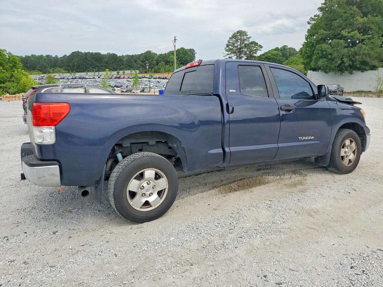 2010 Toyota Tundra Double Cab Sr5 Blue vin: 5TFRM5F13AX014945