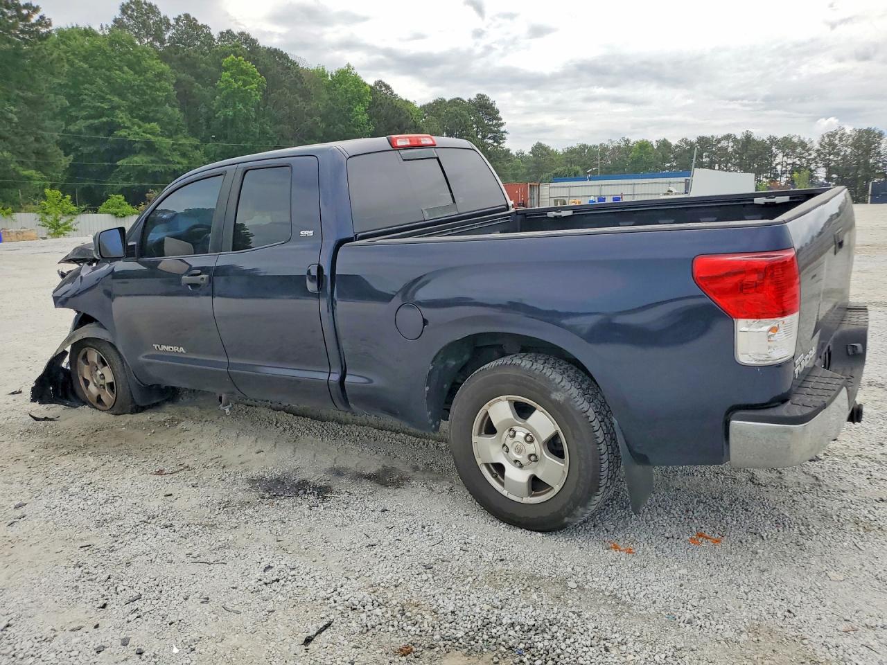 2010 Toyota Tundra Double Cab Sr5 Blue vin: 5TFRM5F13AX014945