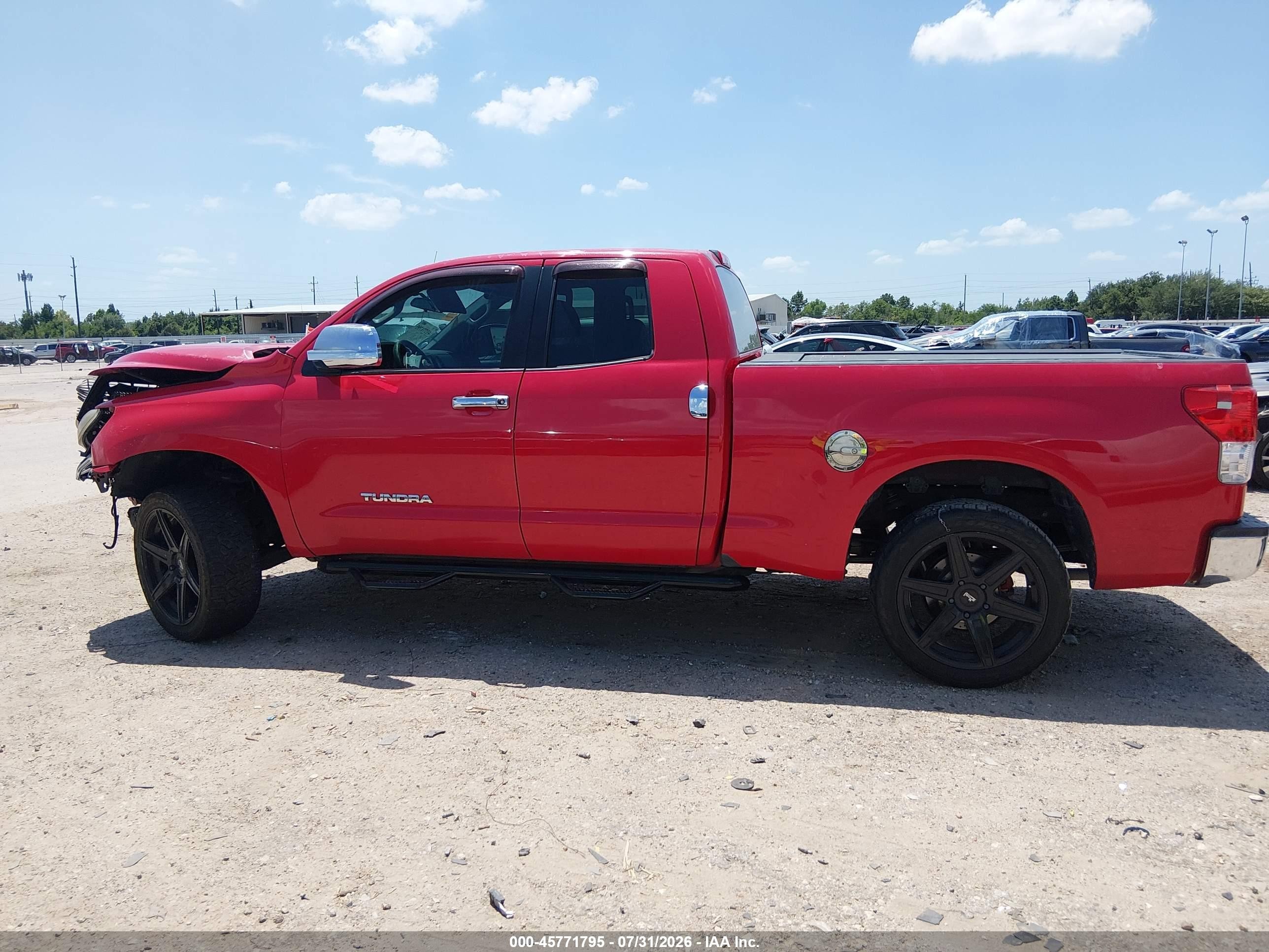 2010 Toyota Tundra Grade 4.6l V8 Red vin: 5TFRM5F13AX015061
