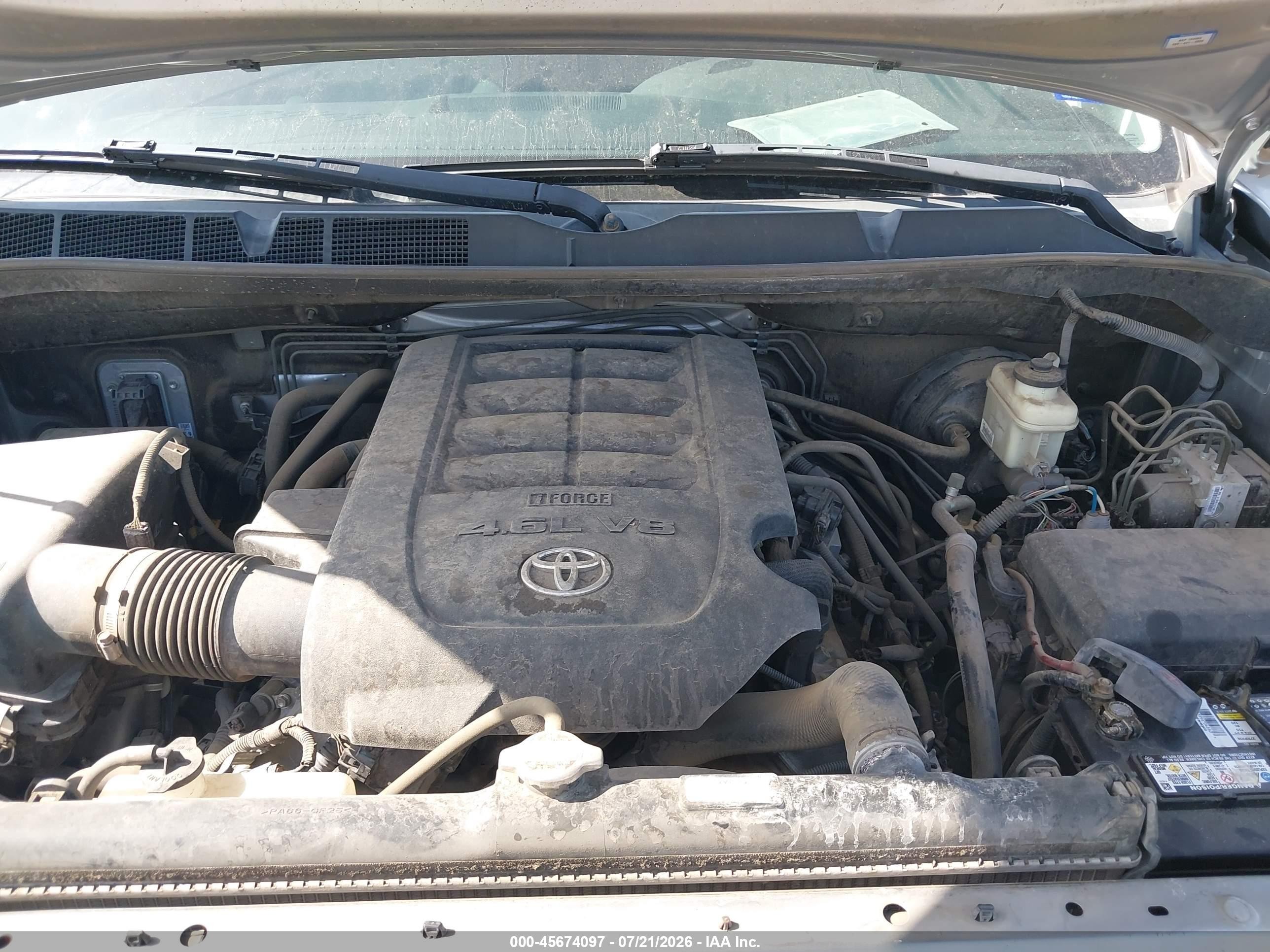 2011 Toyota Tundra Grade 4.6l V8 Silver vin: 5TFRM5F13BX027261