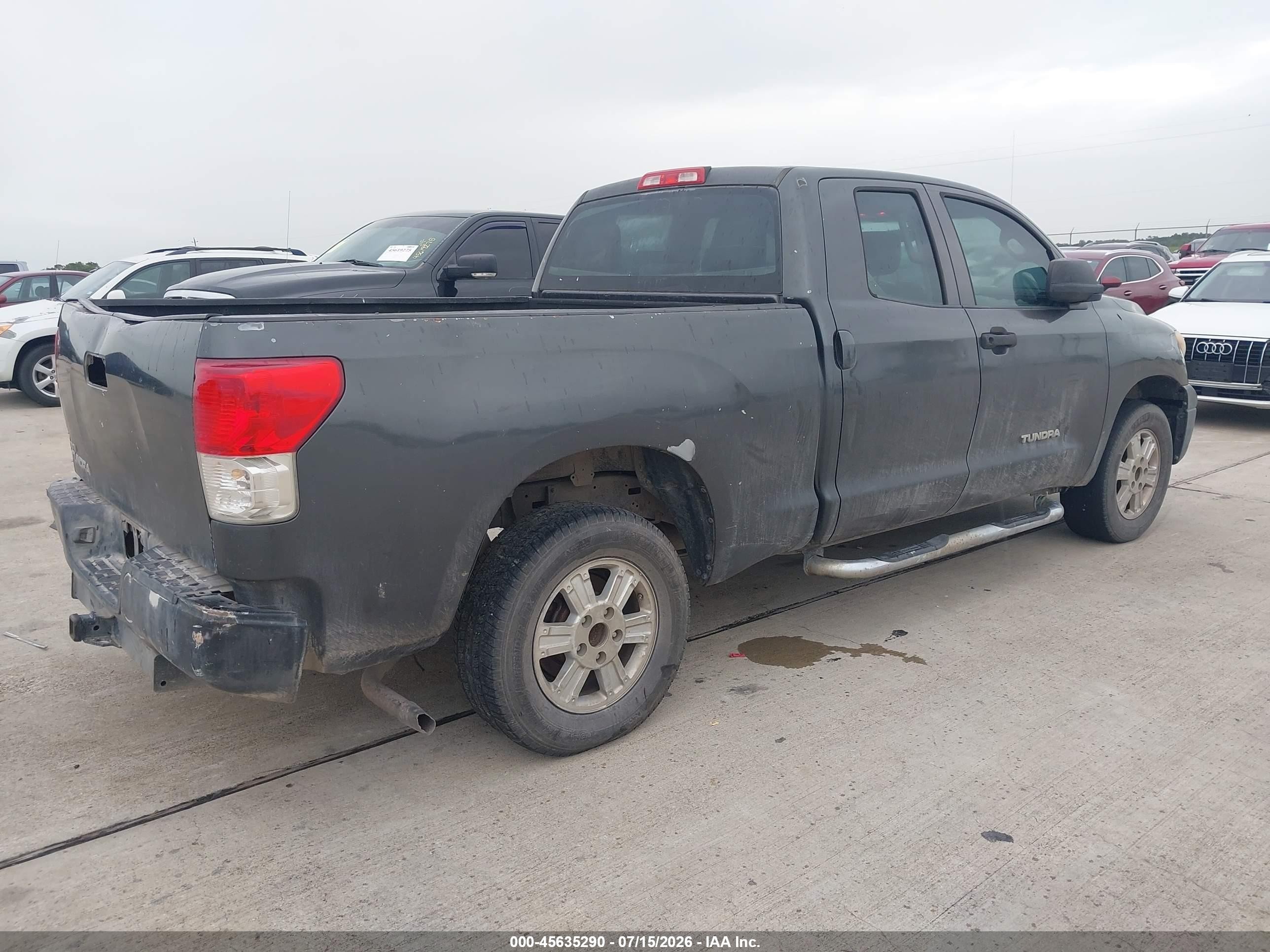 2011 Toyota Tundra Grade 4.6l V8 Gray vin: 5TFRM5F13BX033447