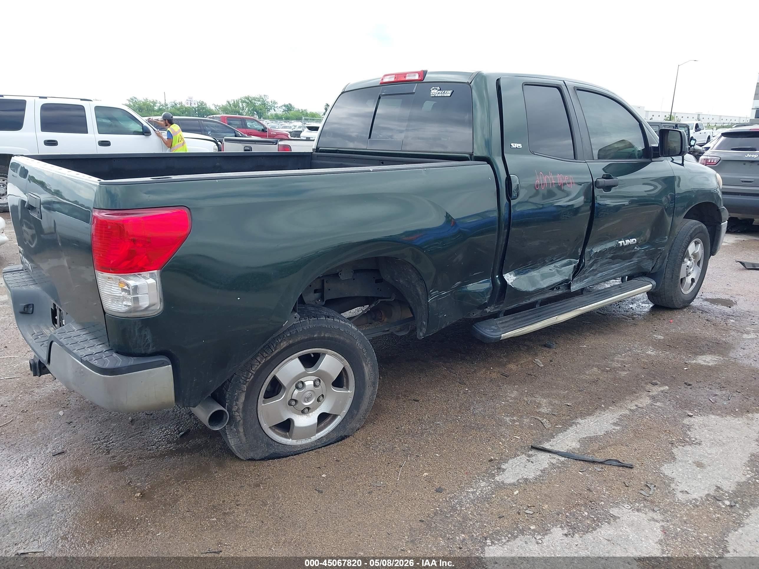2012 Toyota Tundra Grade 4.6l V8 Green vin: 5TFRM5F13CX036964