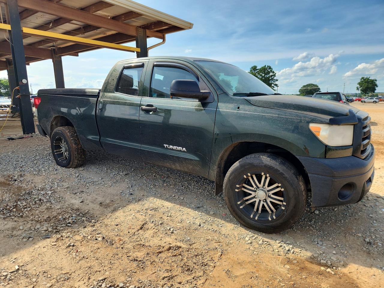 2012 Toyota Tundra Double Cab Sr5 Green vin: 5TFRM5F13CX038326