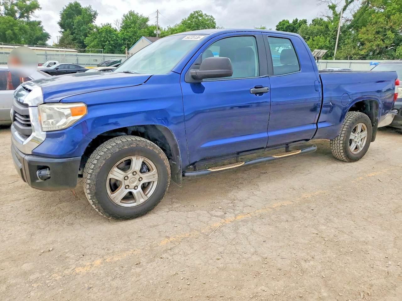 2014 Toyota Tundra Sr Blue vin: 5TFRM5F13EX073967
