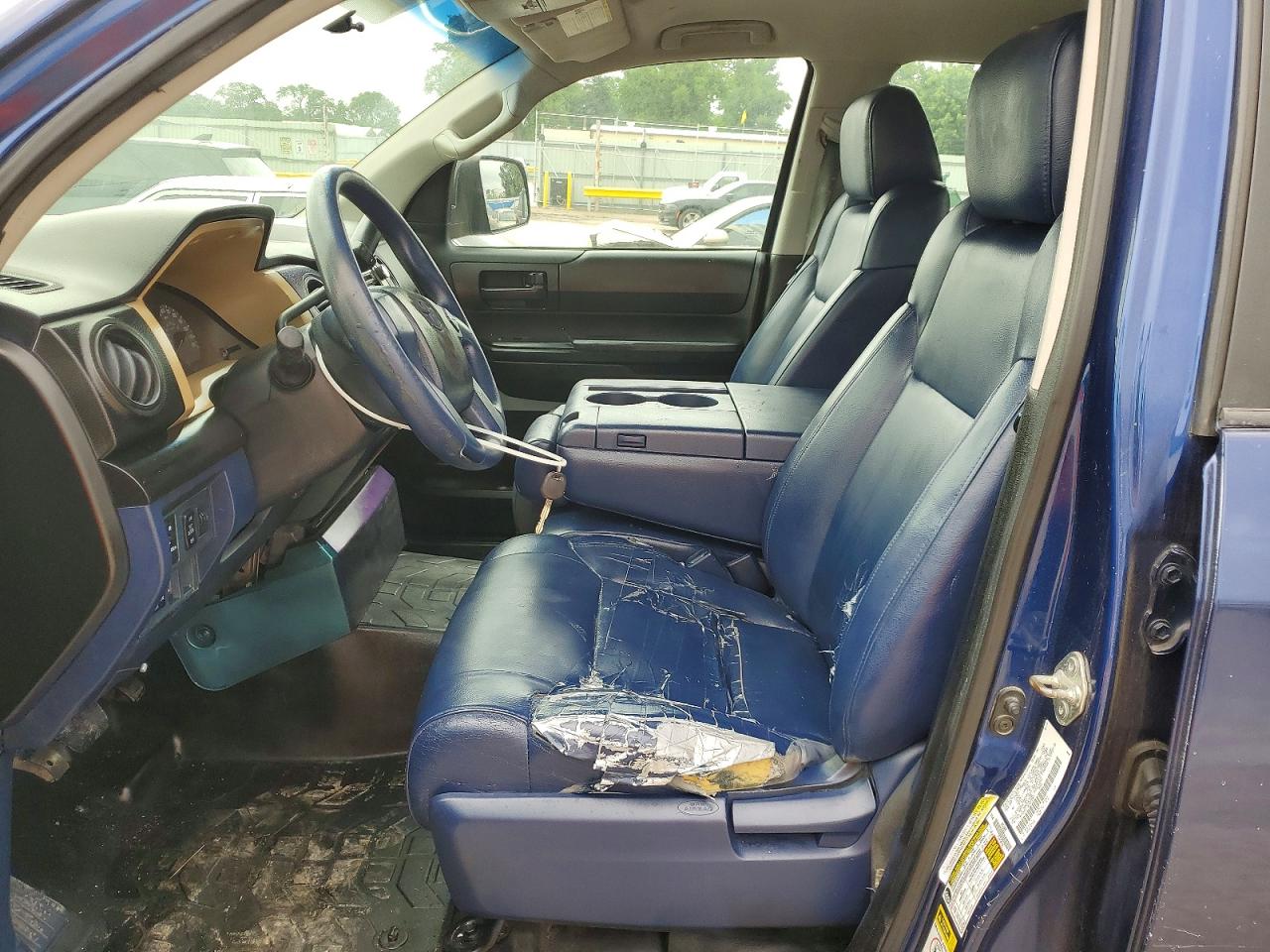 2014 Toyota Tundra Sr Blue vin: 5TFRM5F13EX073967