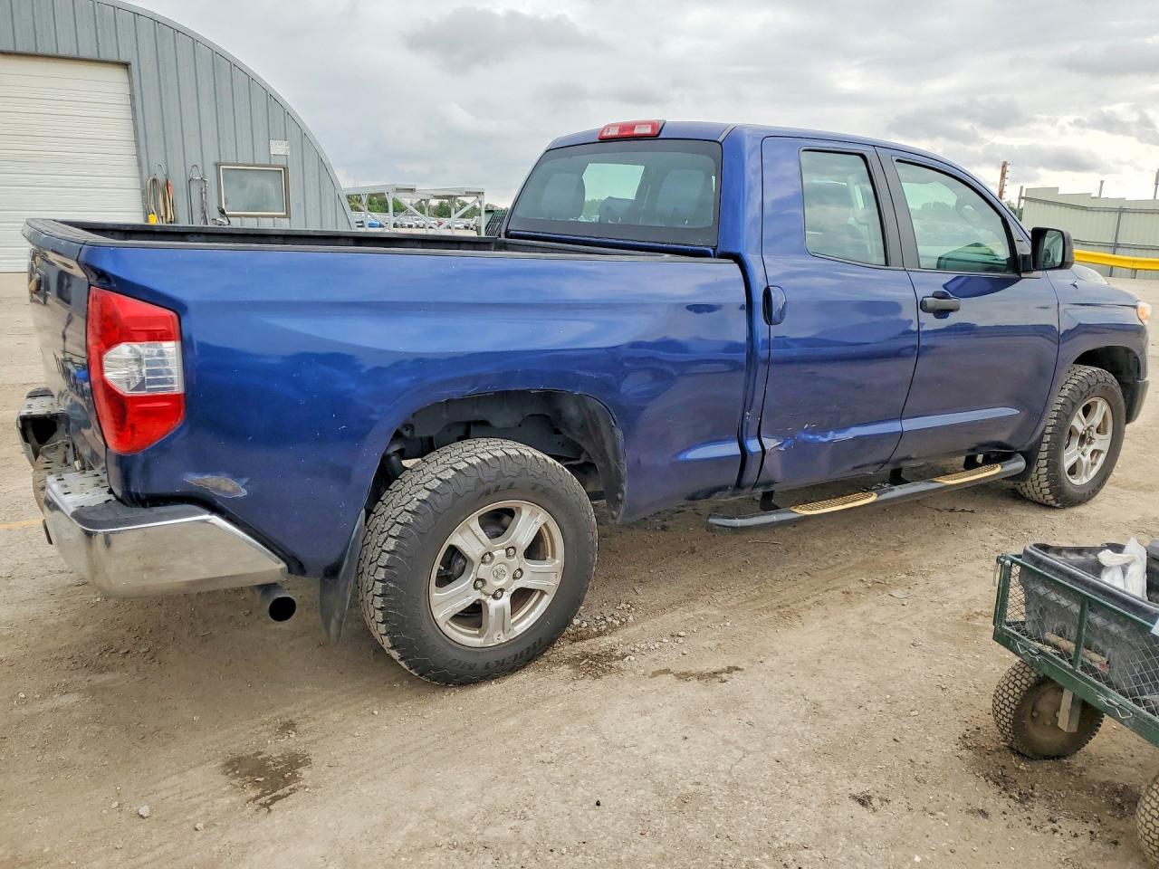 2014 Toyota Tundra Sr Blue vin: 5TFRM5F13EX073967