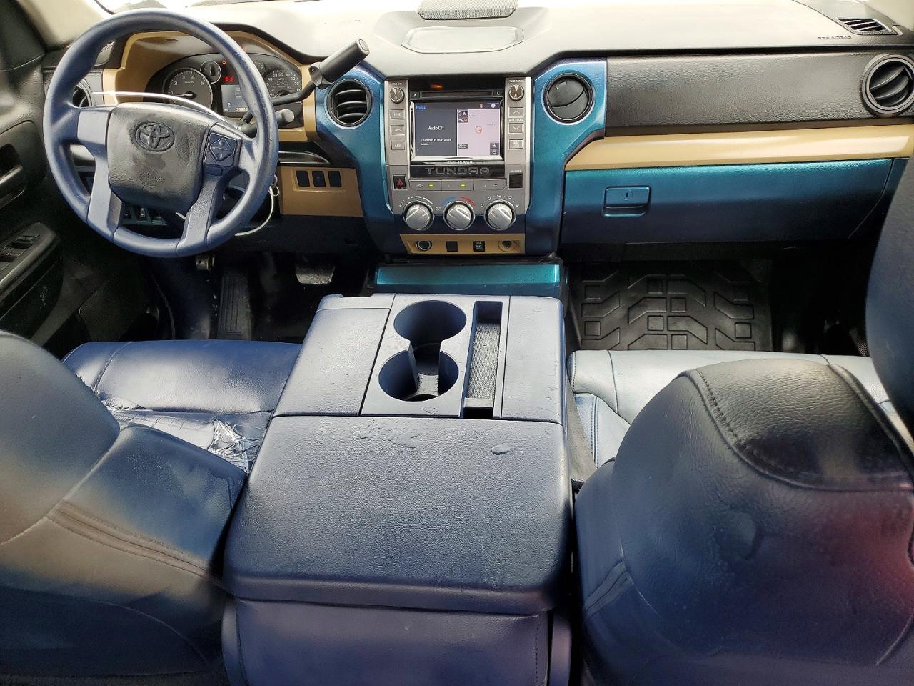2014 Toyota Tundra Sr Blue vin: 5TFRM5F13EX073967