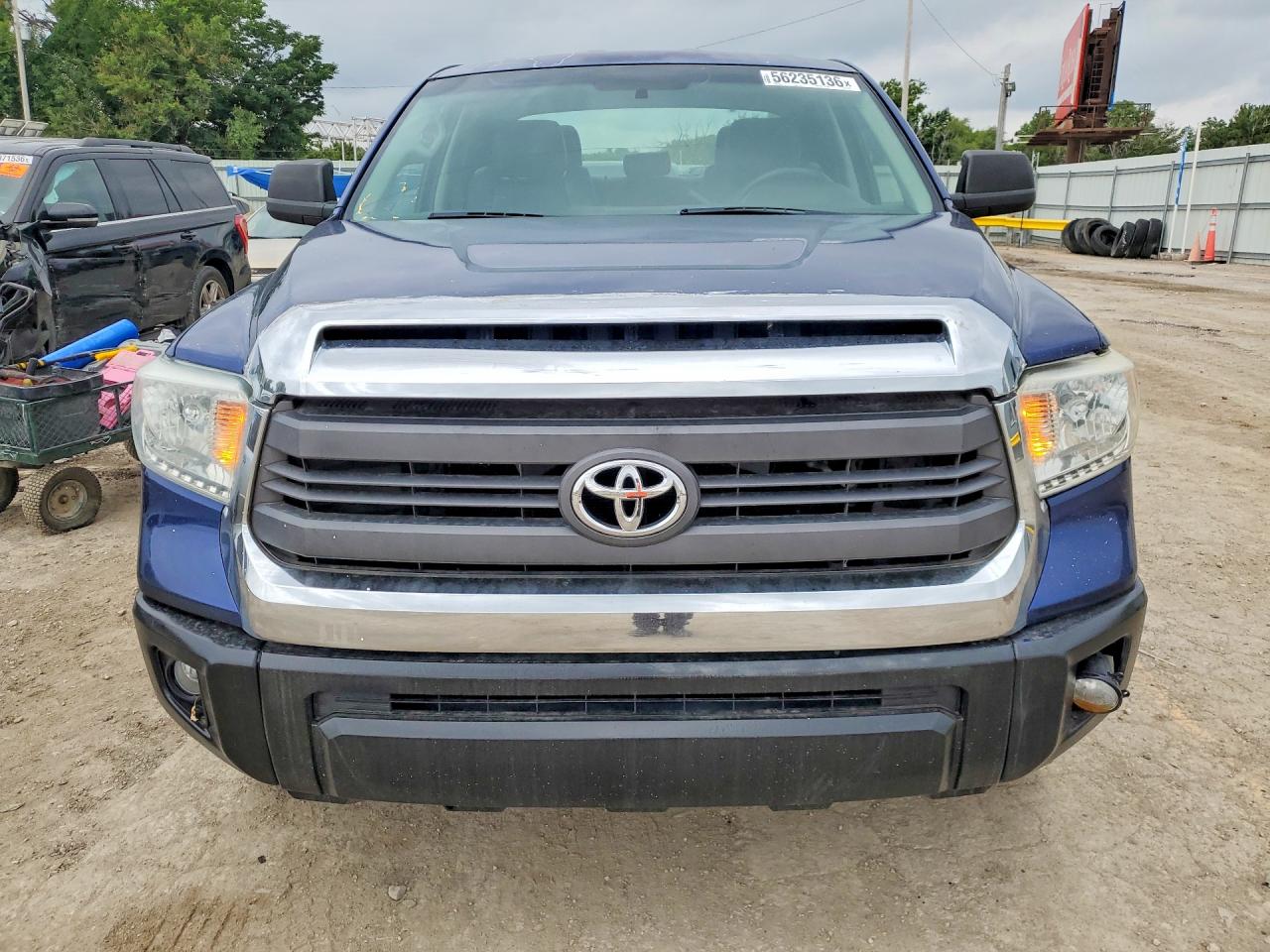 2014 Toyota Tundra Sr Blue vin: 5TFRM5F13EX073967