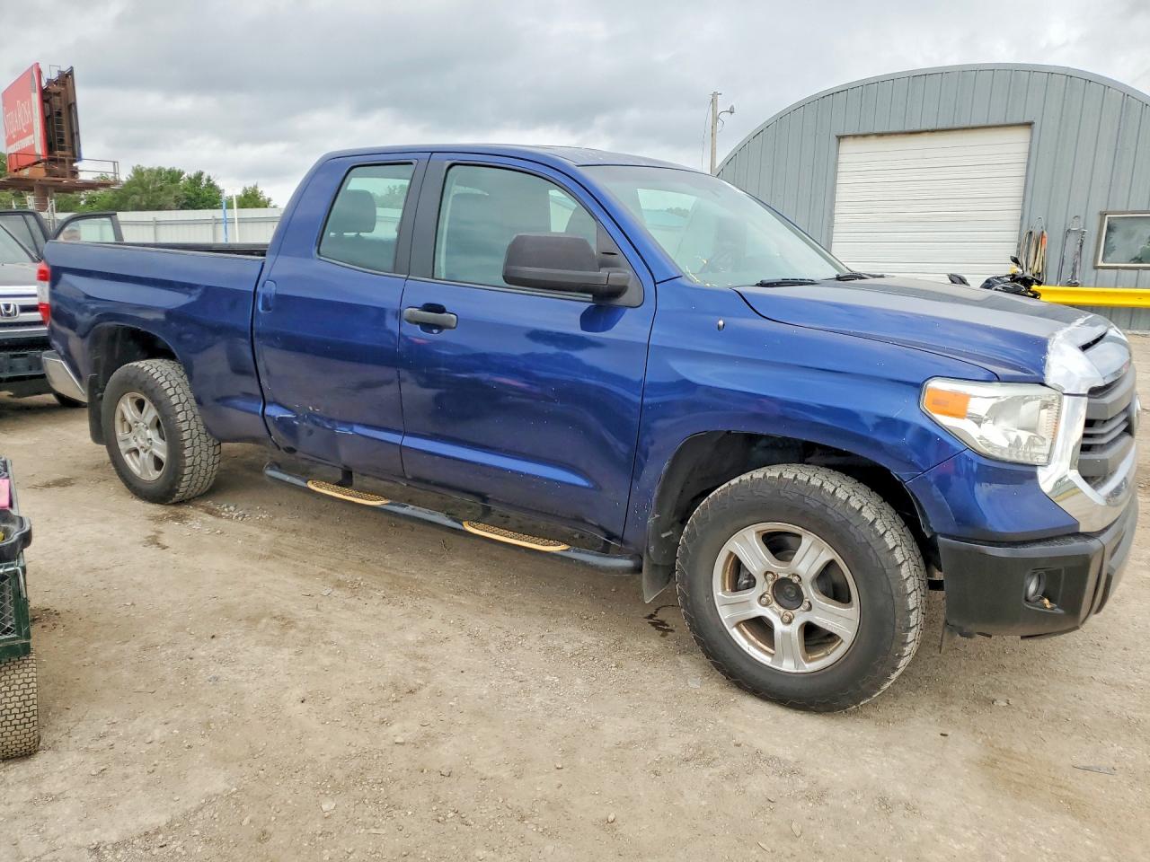 2014 Toyota Tundra Sr Blue vin: 5TFRM5F13EX073967