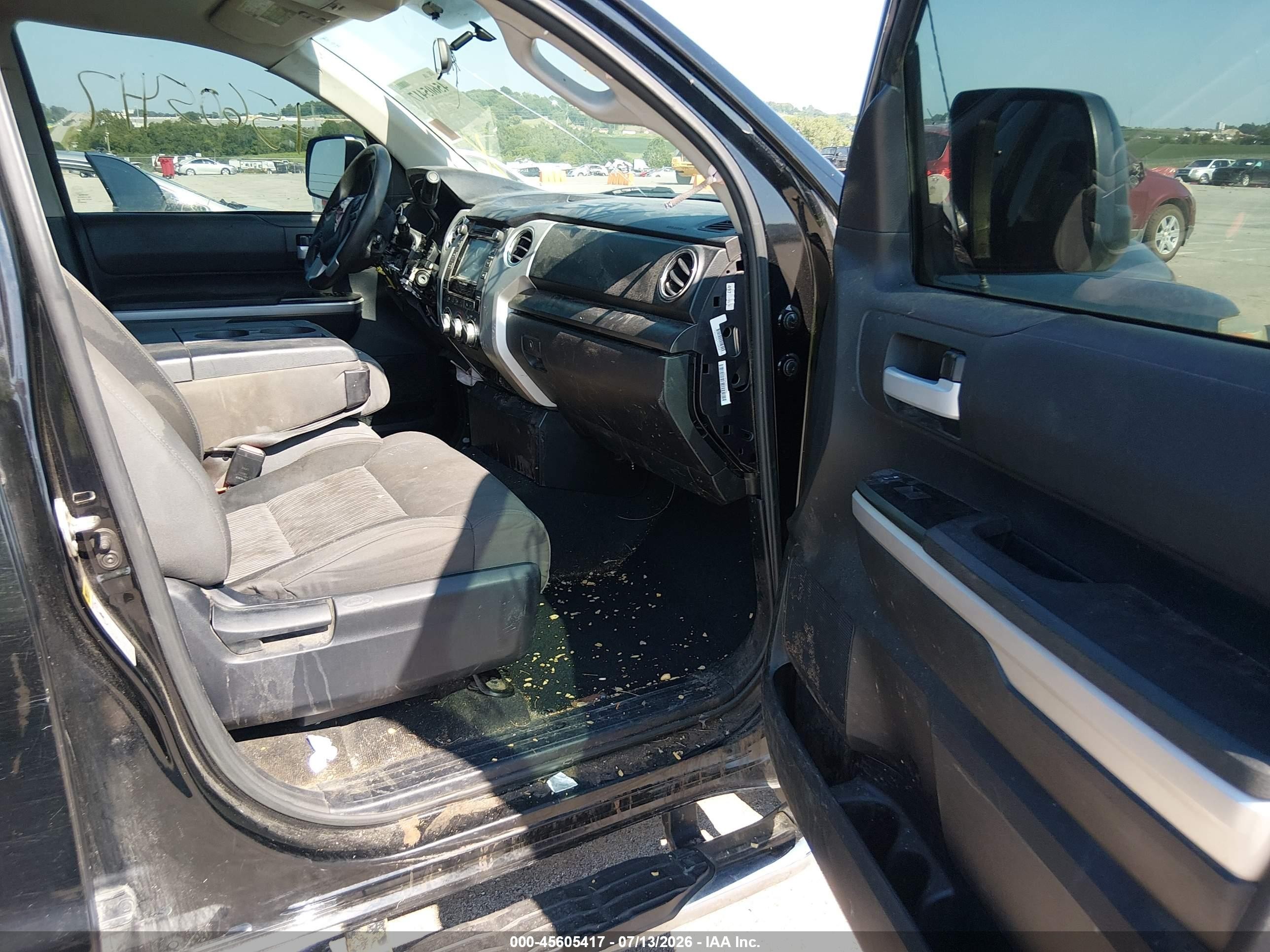 2015 Toyota Tundra Sr5 4.6l V8 Black vin: 5TFRM5F13FX086414