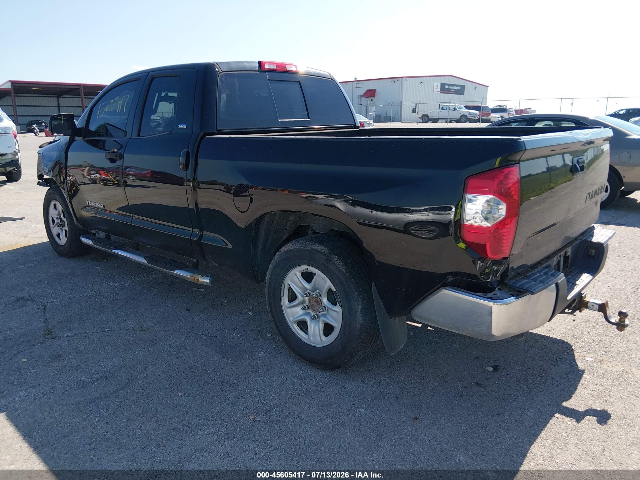 2015 Toyota Tundra Sr5 4.6l V8 Black vin: 5TFRM5F13FX086414