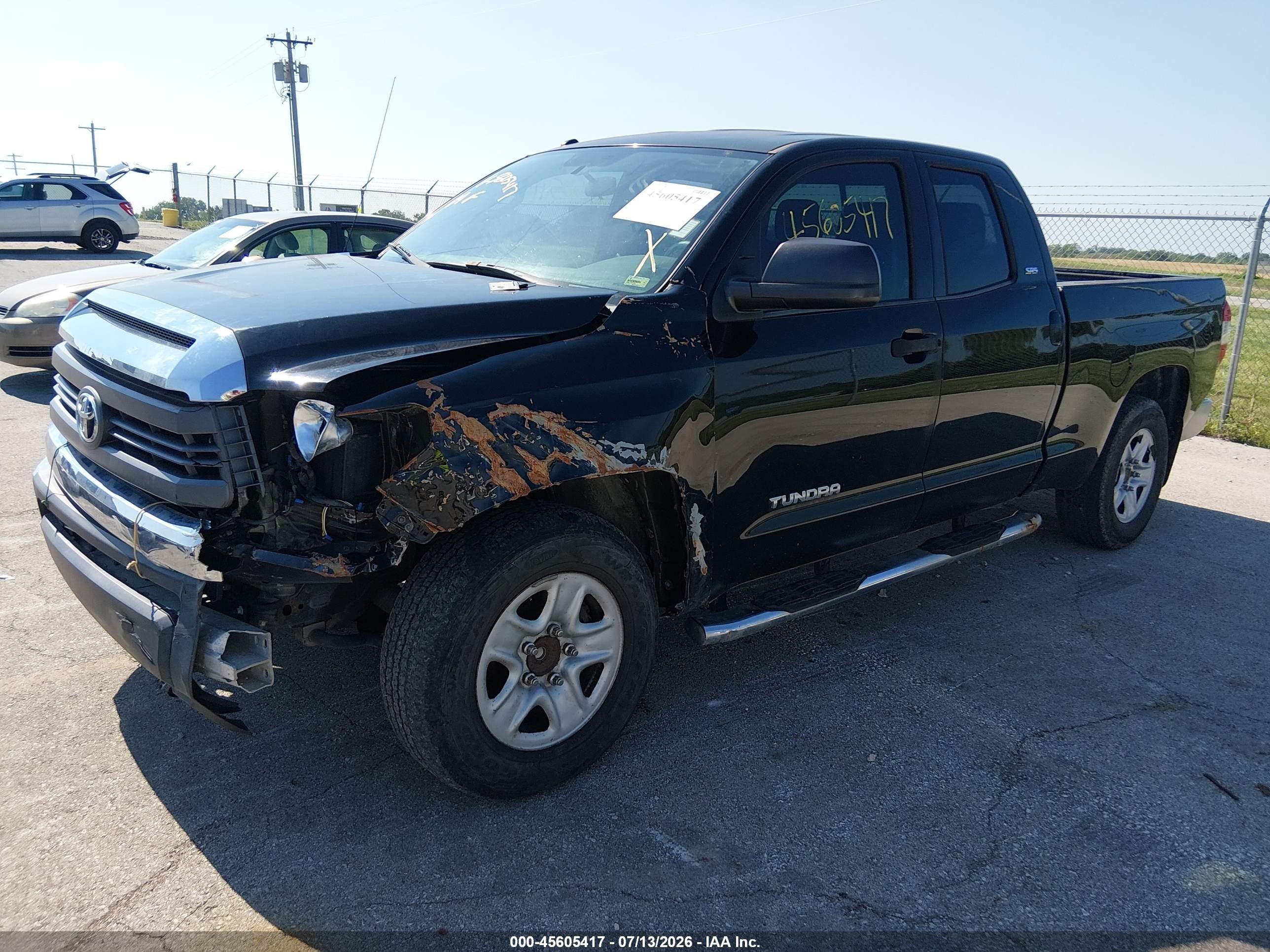2015 Toyota Tundra Sr5 4.6l V8 Black vin: 5TFRM5F13FX086414