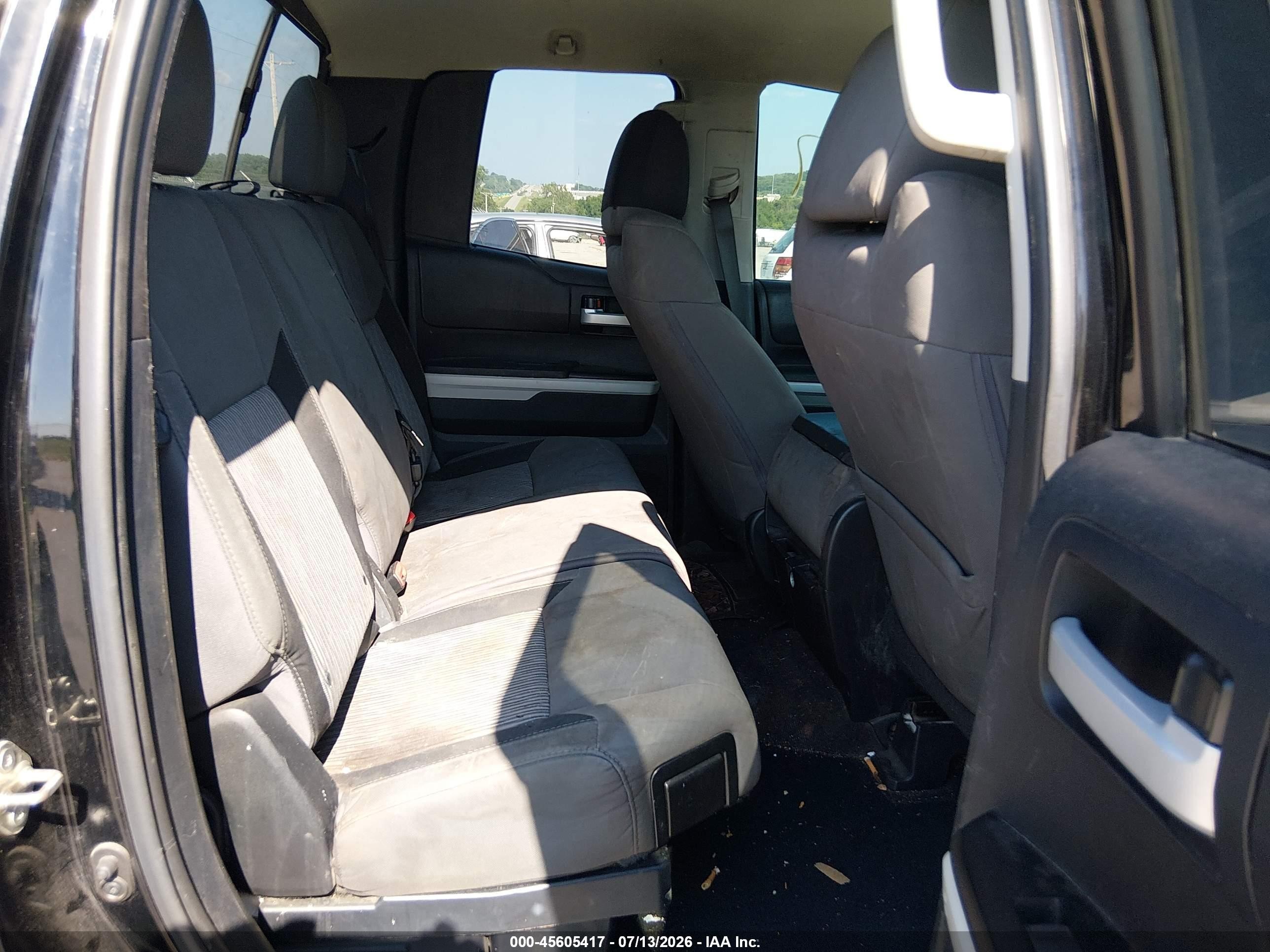2015 Toyota Tundra Sr5 4.6l V8 Black vin: 5TFRM5F13FX086414